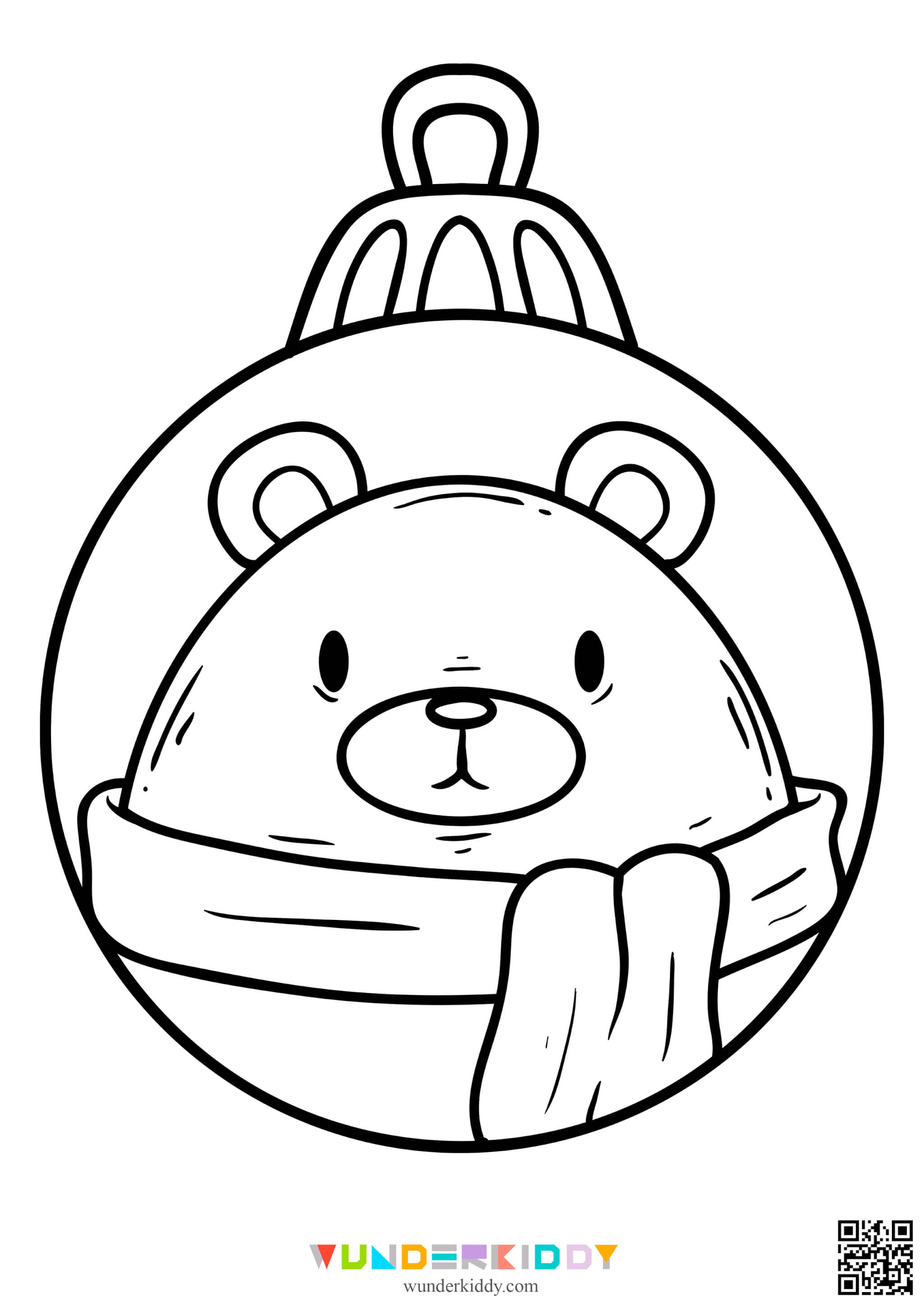 Christmas Ornament Coloring Pages - Image 4