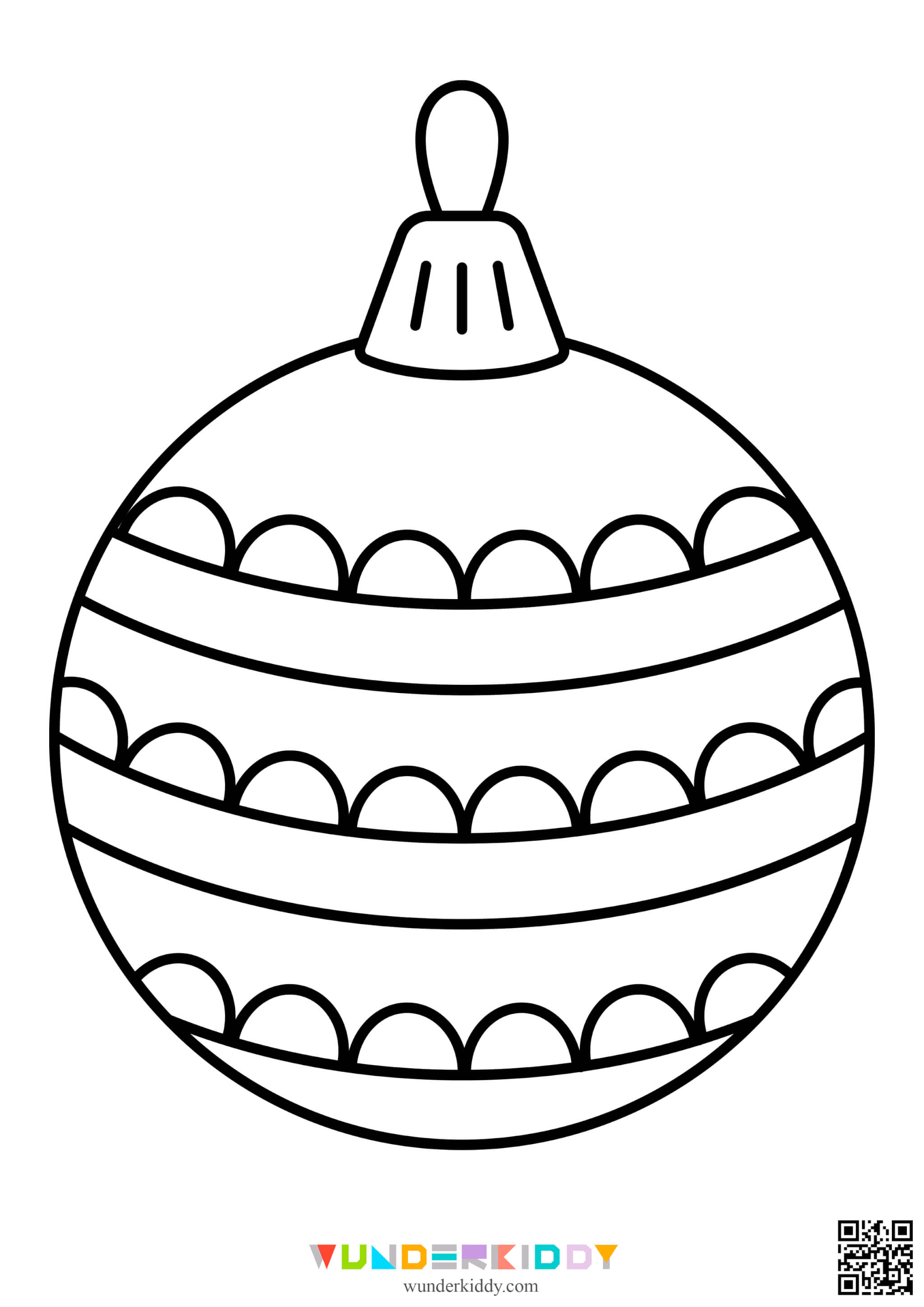 Christmas Ornament Coloring Pages - Image 11