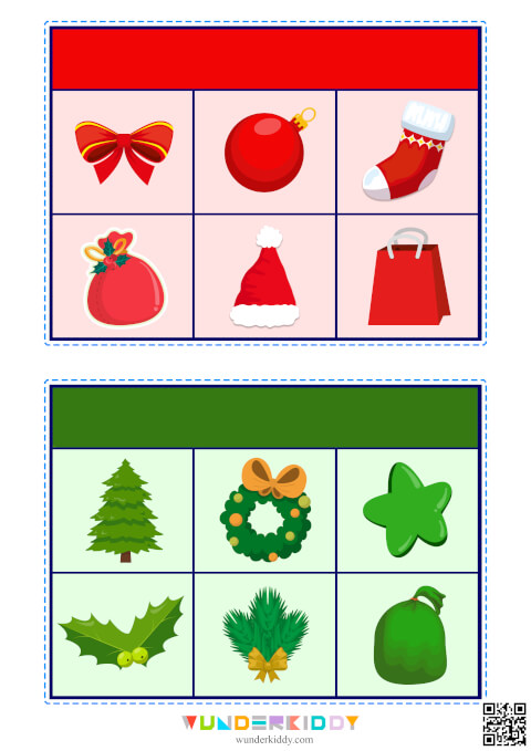 Розвиваюча гра «Новорічне сортування» - Зображення 2