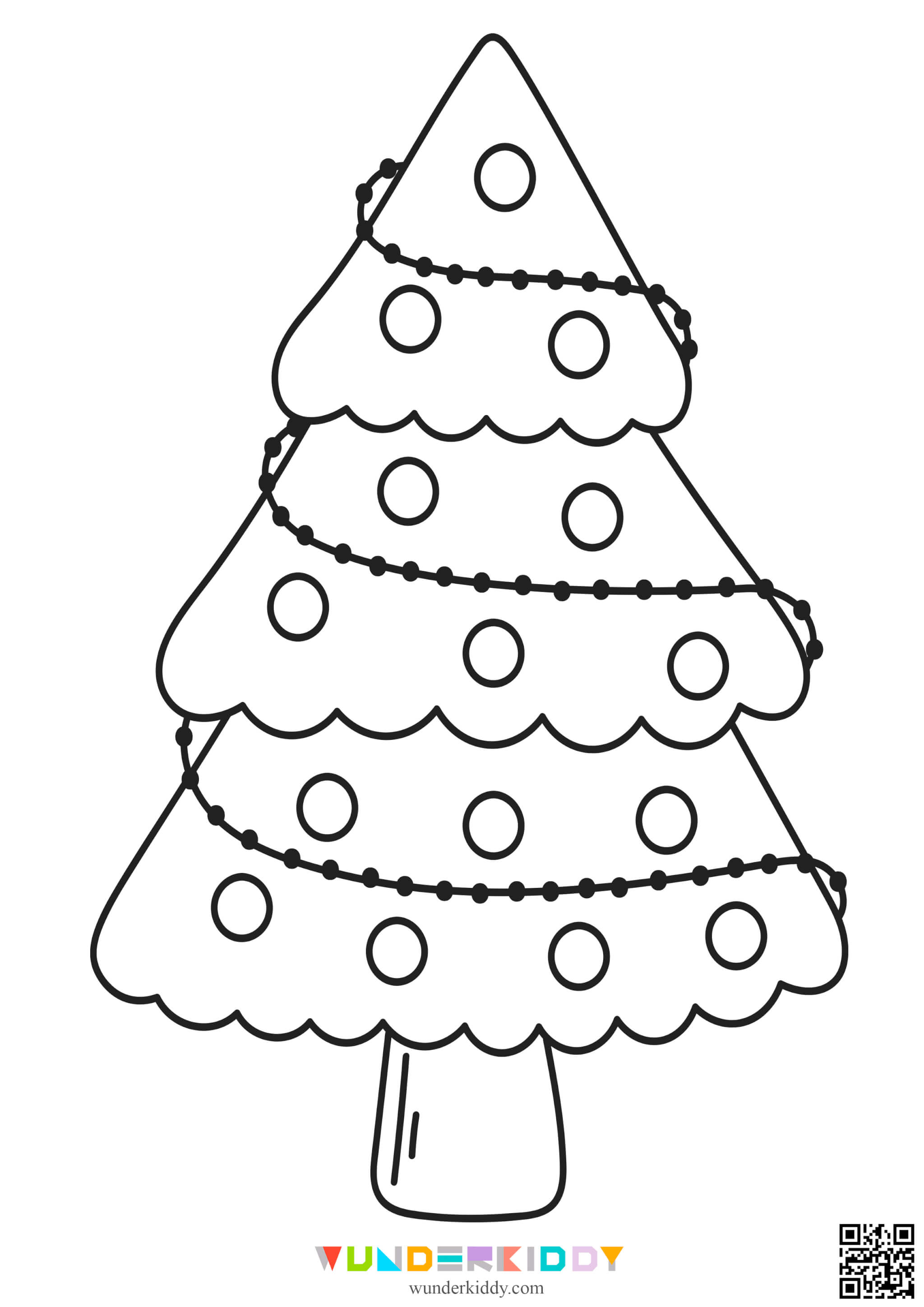 Christmas Tree Coloring Pages - Image 4