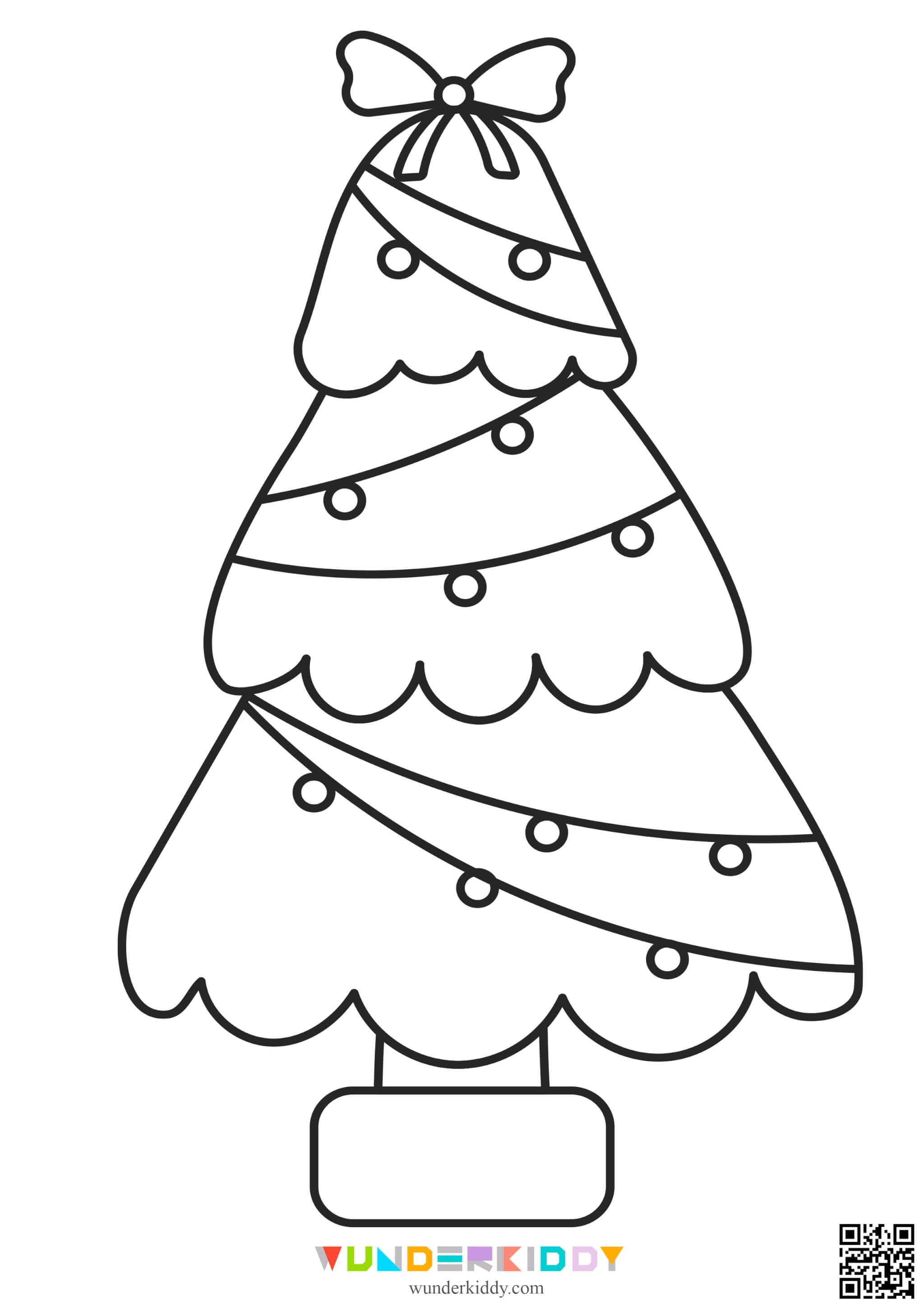 Christmas Tree Coloring Pages - Image 10