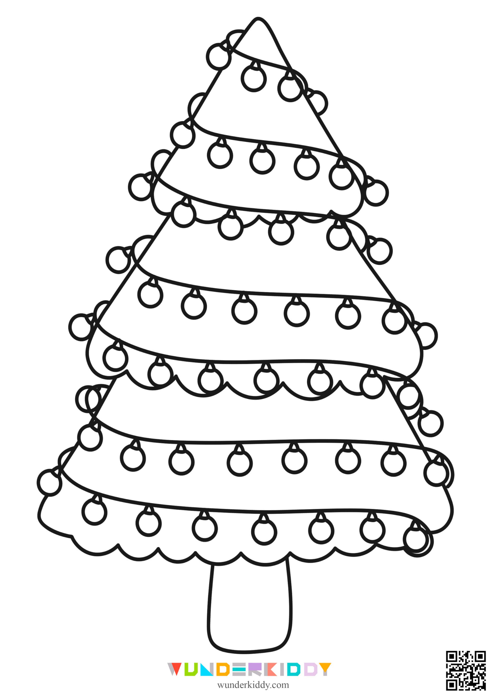 Christmas Tree Coloring Pages - Image 11