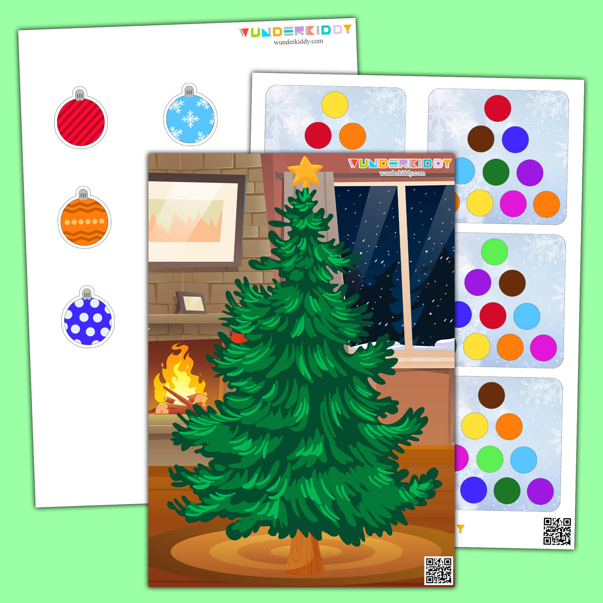 Christmas Tree Fine Motor Activity