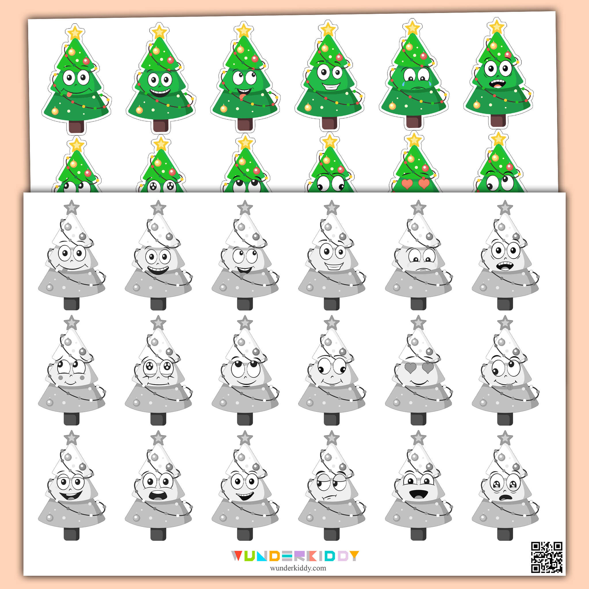 Christmas Tree Emotions Activity