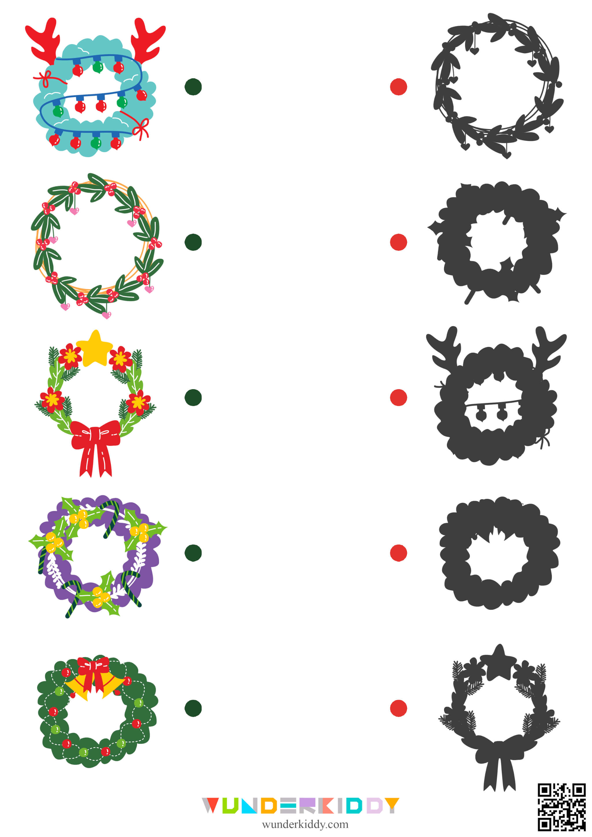 Christmas Wreath Worksheets - Image 3