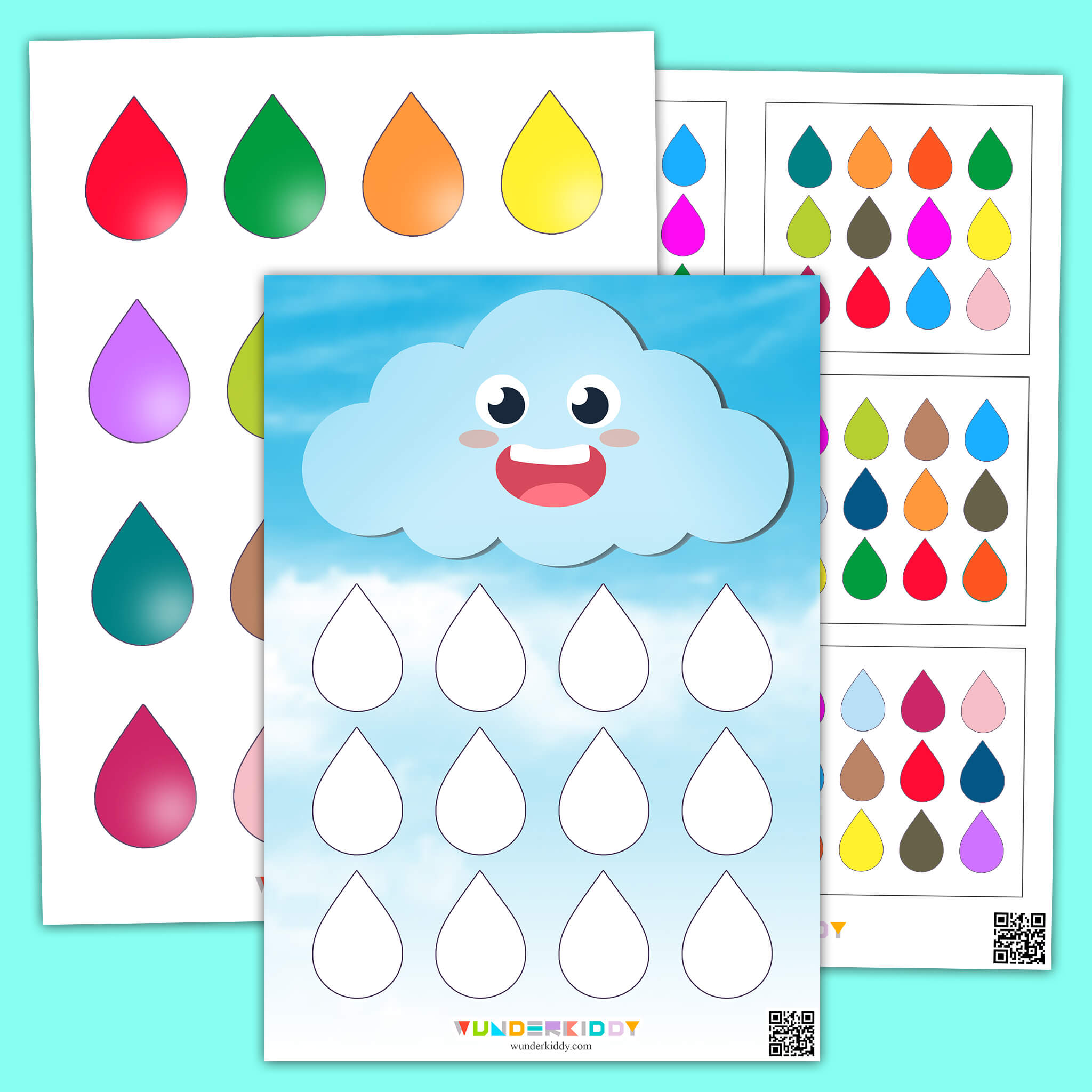 Color Drops Pattern Matching Activity