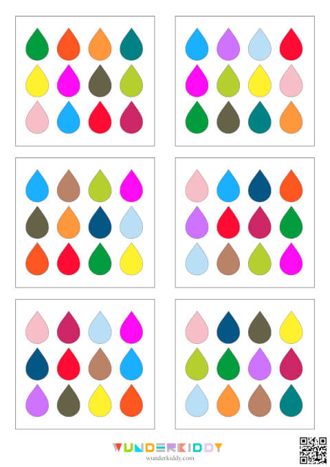 Color Drops Pattern Matching Activity - Image 5