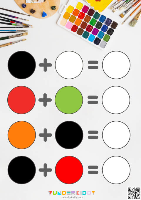 Color Mixing Worksheet - Image 3