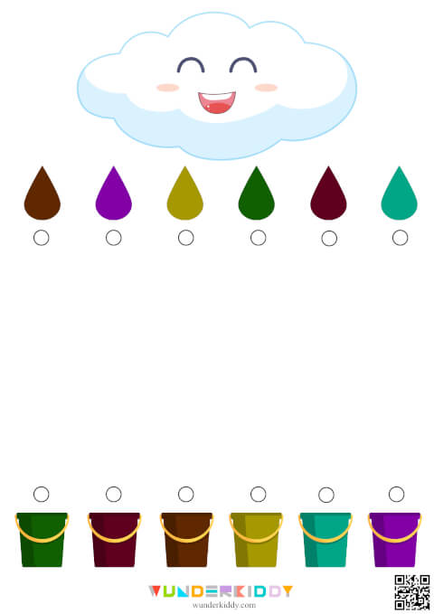 Colored Drops Worksheet - Image 5