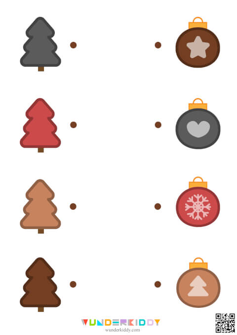 Activity sheet «Colorful Christmas Trees» - Image 5