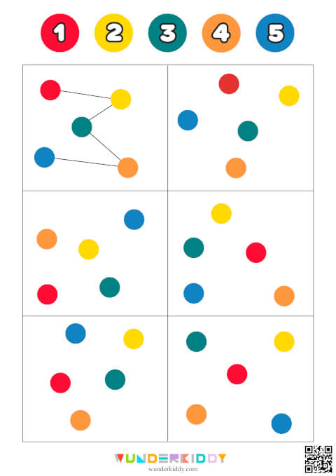 Connect the Dots by Color Pattern Activity - Image 2