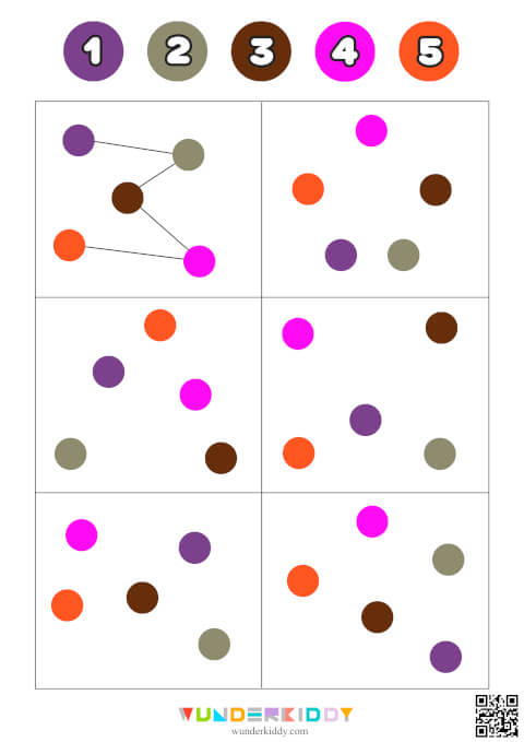 Connect the Dots by Color Pattern Activity - Image 4