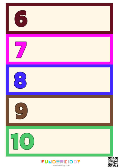 Learn to Count 1-10 Worksheet - Image 3