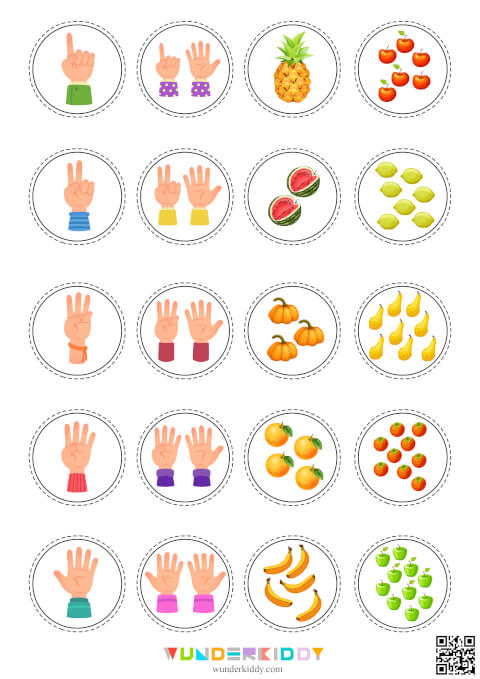 Learn to Count 1-10 Worksheet - Image 4