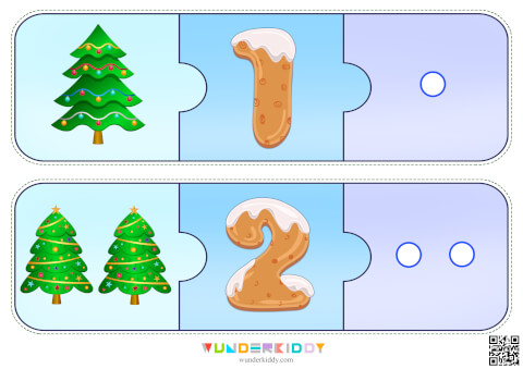 Mathematical Counting Christmas Trees Game - Image 2