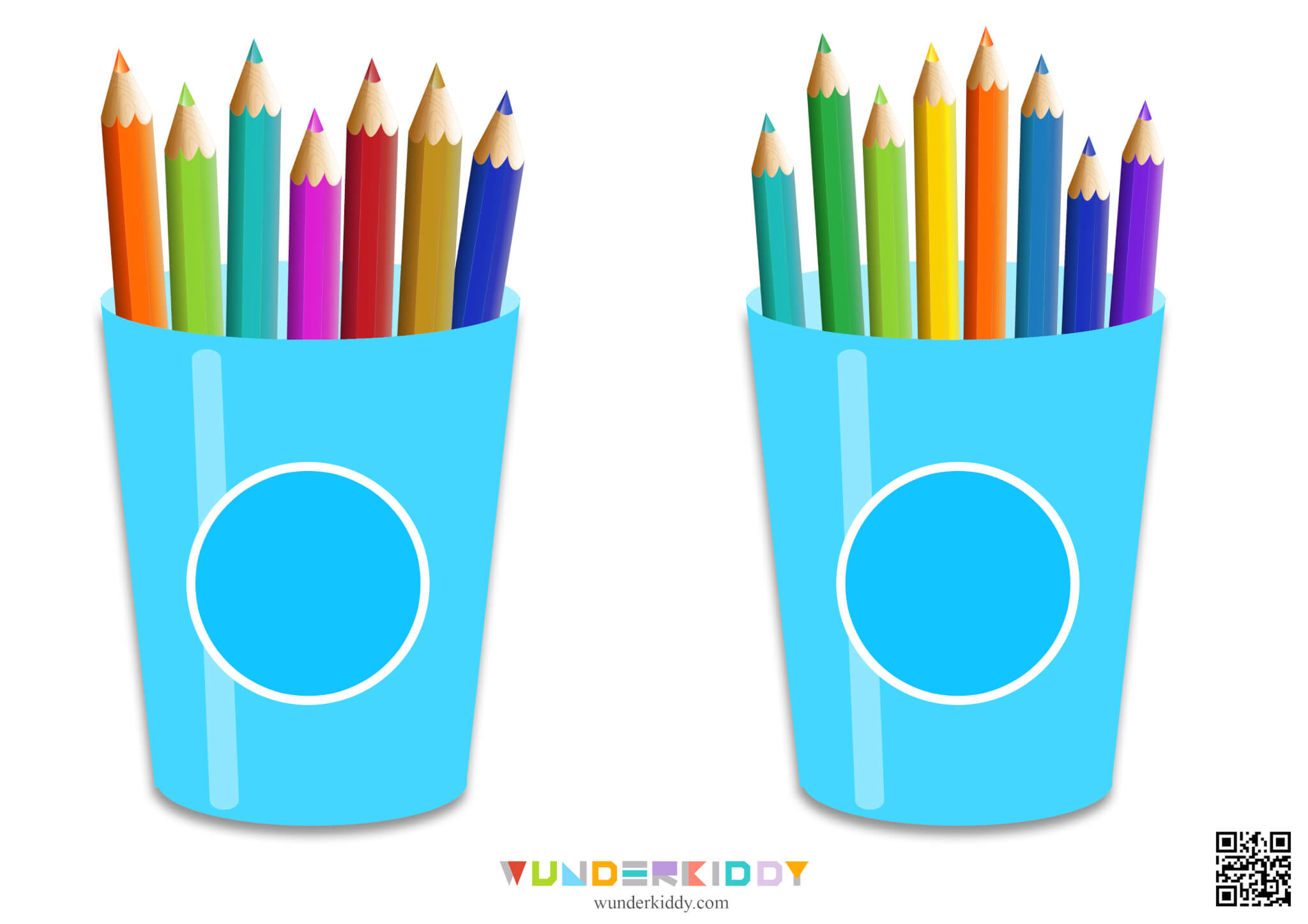 Printable Kindergarten Count Activity Counting Pencils - Image 5