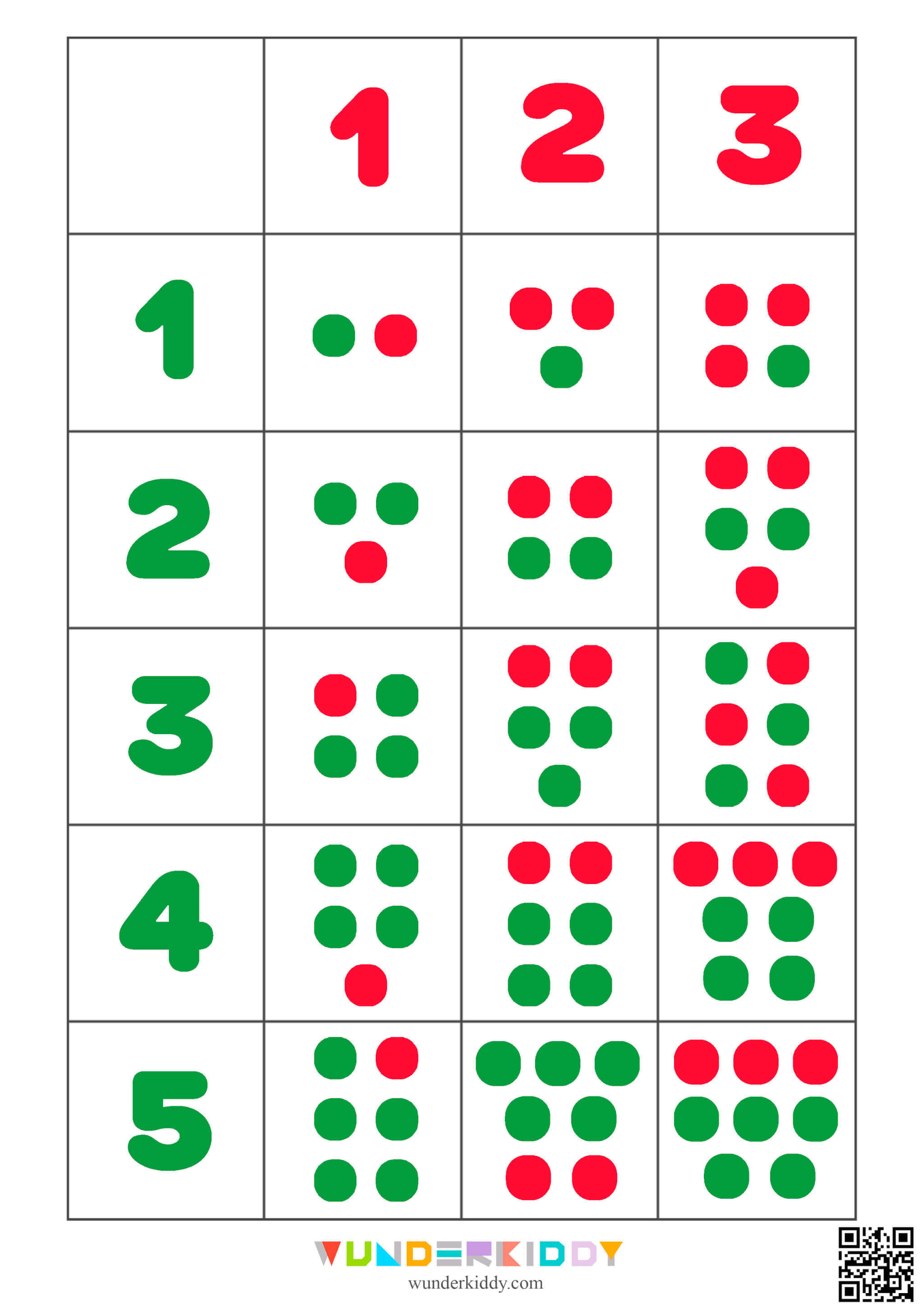 Zählübung «Punktmatrix» - Bild 3