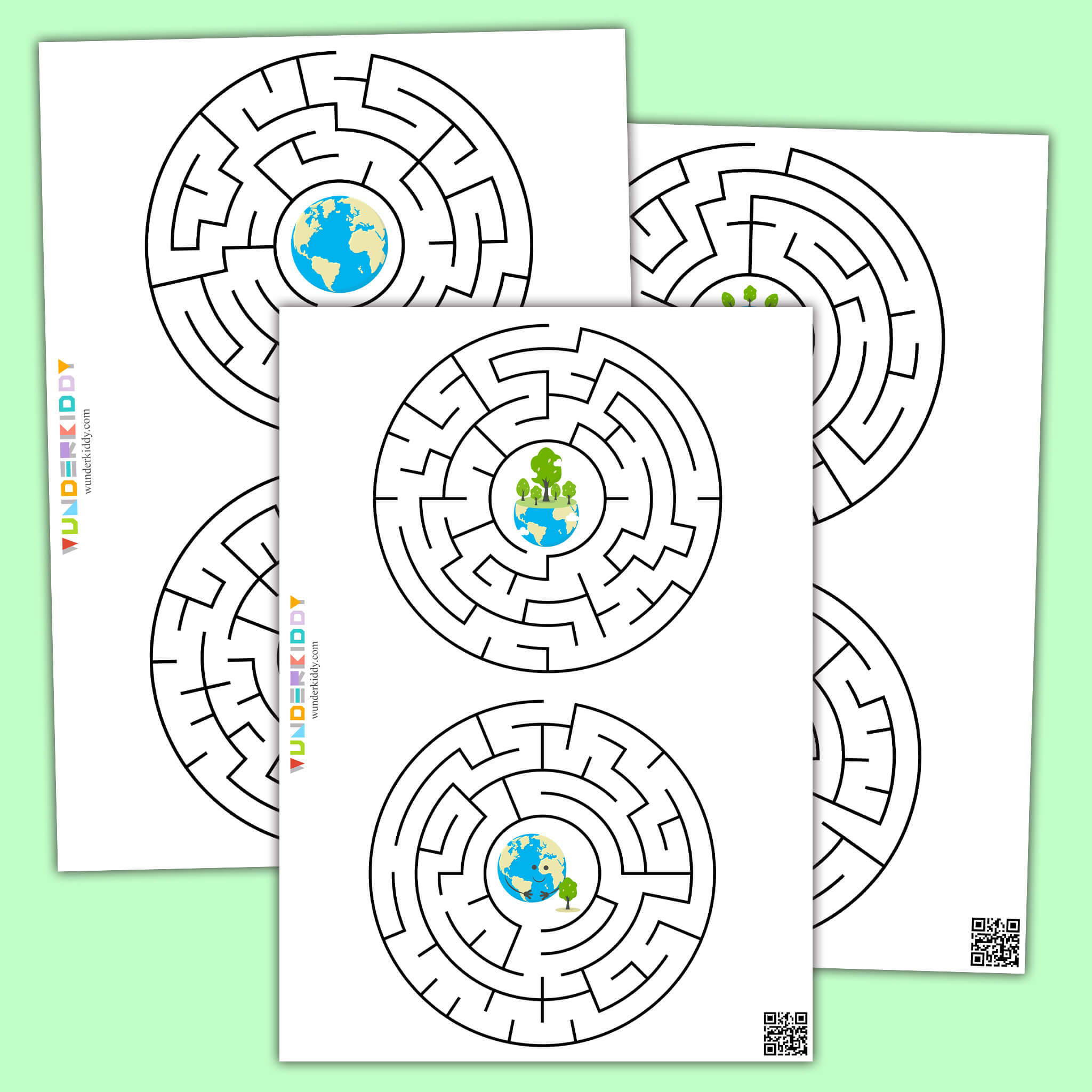 Earth Day Maze Activity