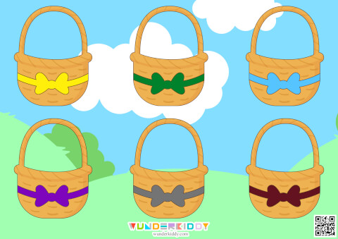 Easter Eggs Basket Printable Game - Image 3