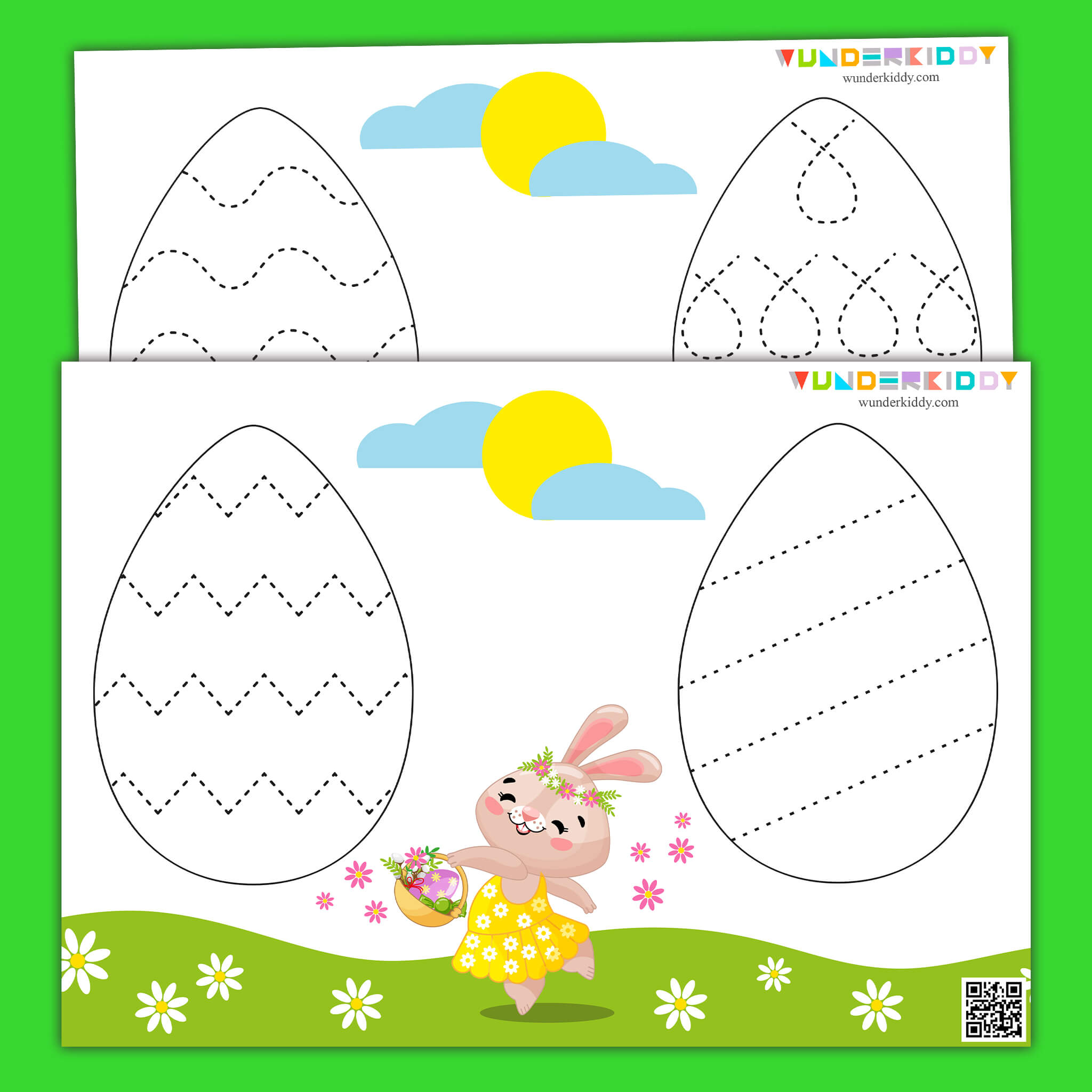 Easter Egg Pre-Writing Worksheet