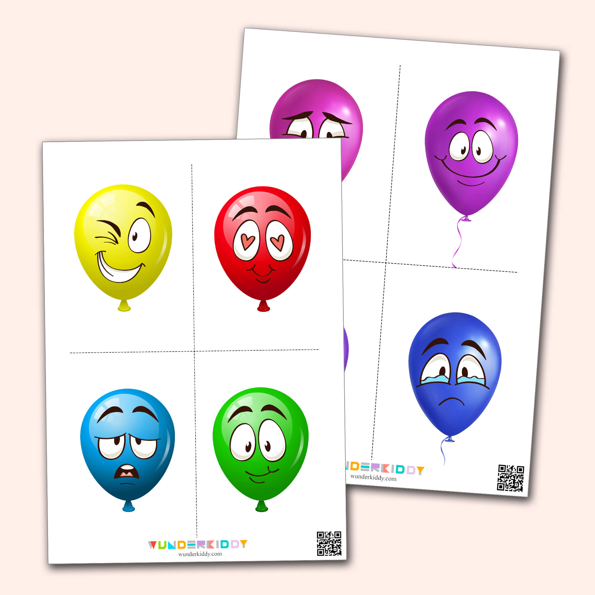 Emotional Flashcards Balloons