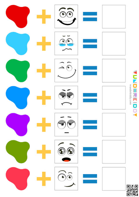 Emotional Shapes Worksheet - Image 3