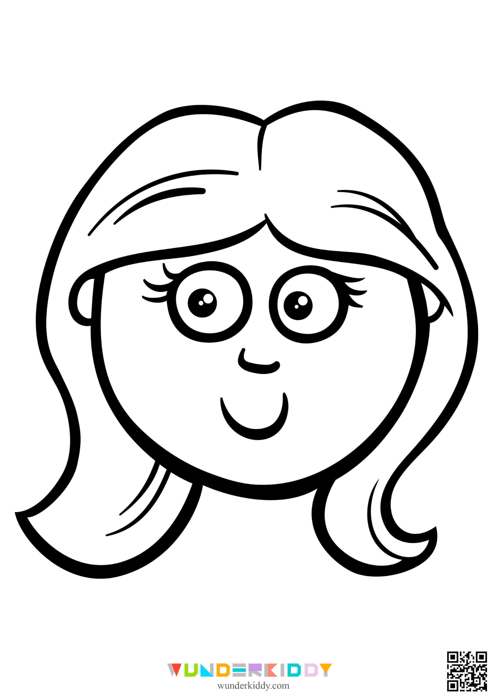 Face Coloring Page - Image 7