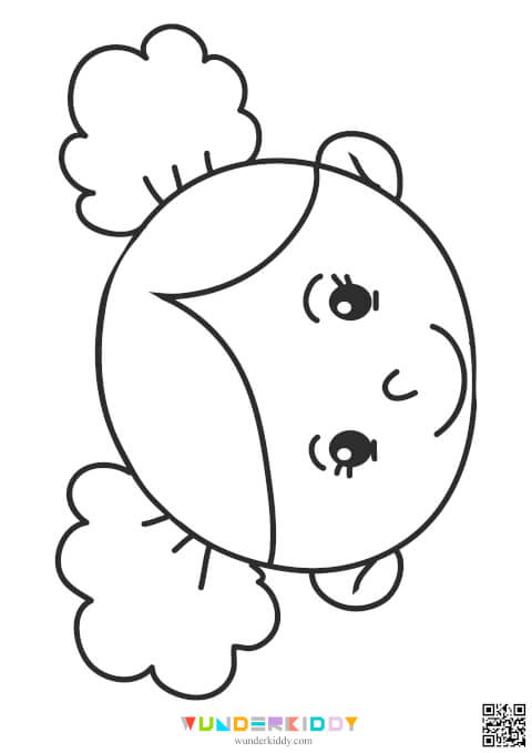 Face Coloring Page - Image 11