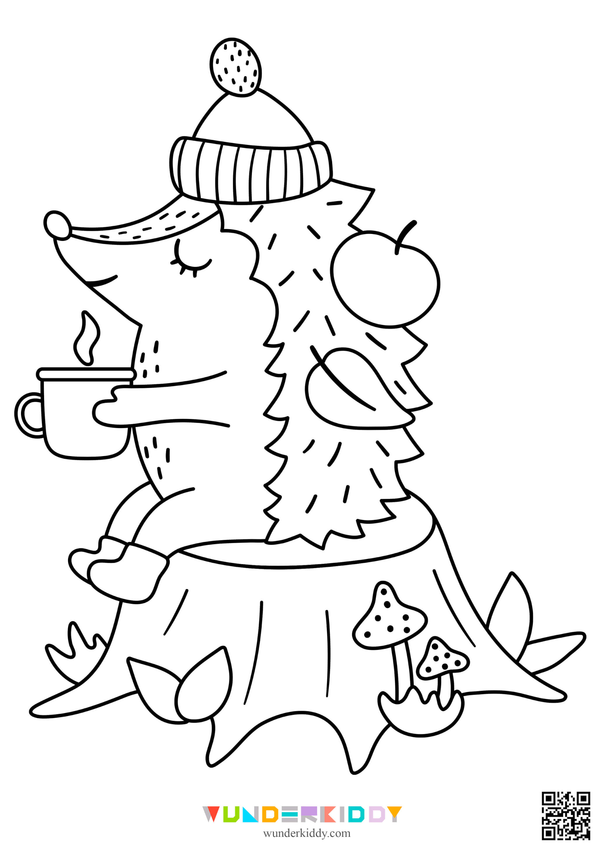 Hedgehog Coloring Pages