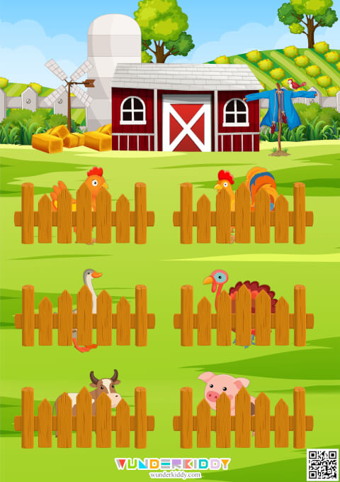 Farm Animals Hidden Game for Kids - Image 2