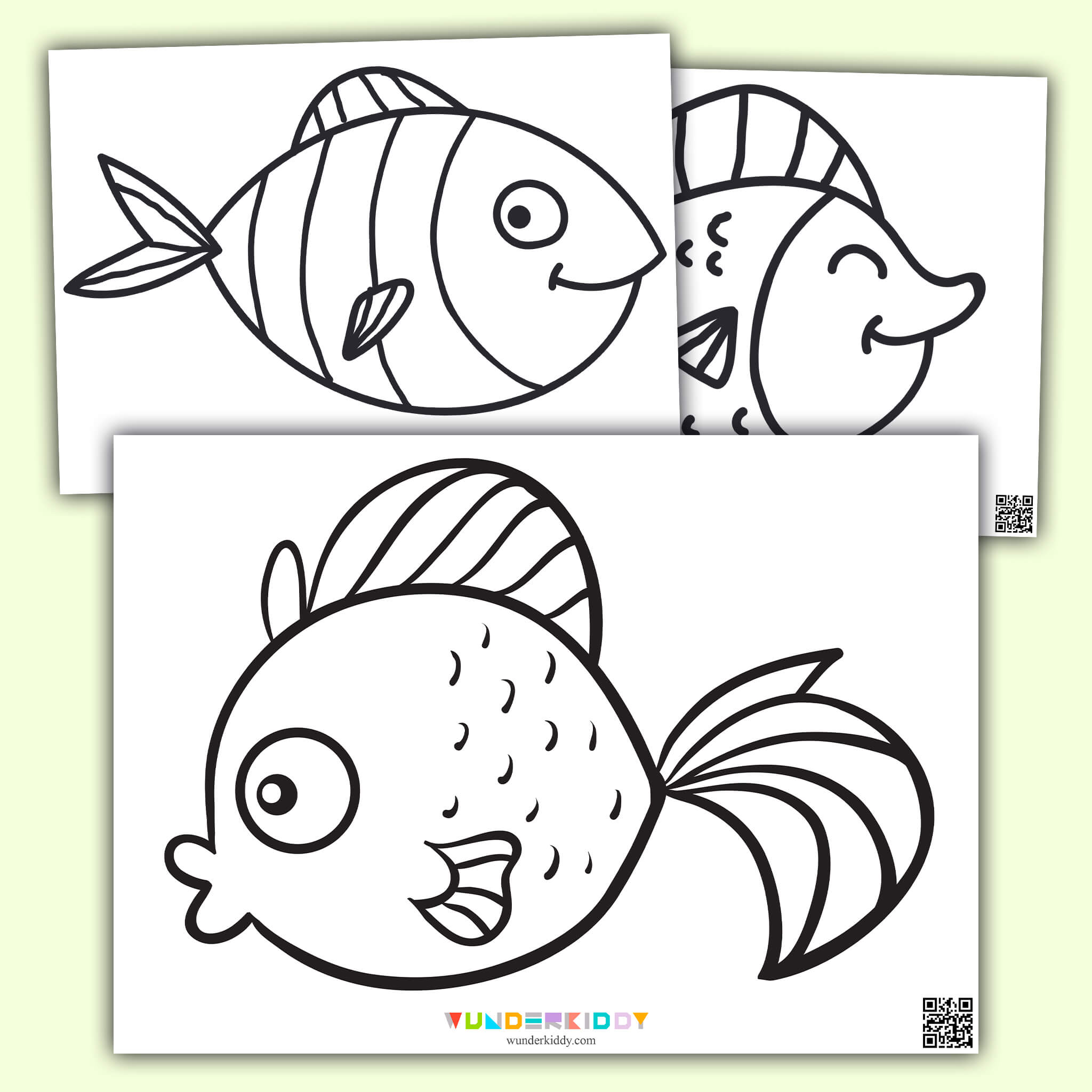 Fish Printable Coloring Pages