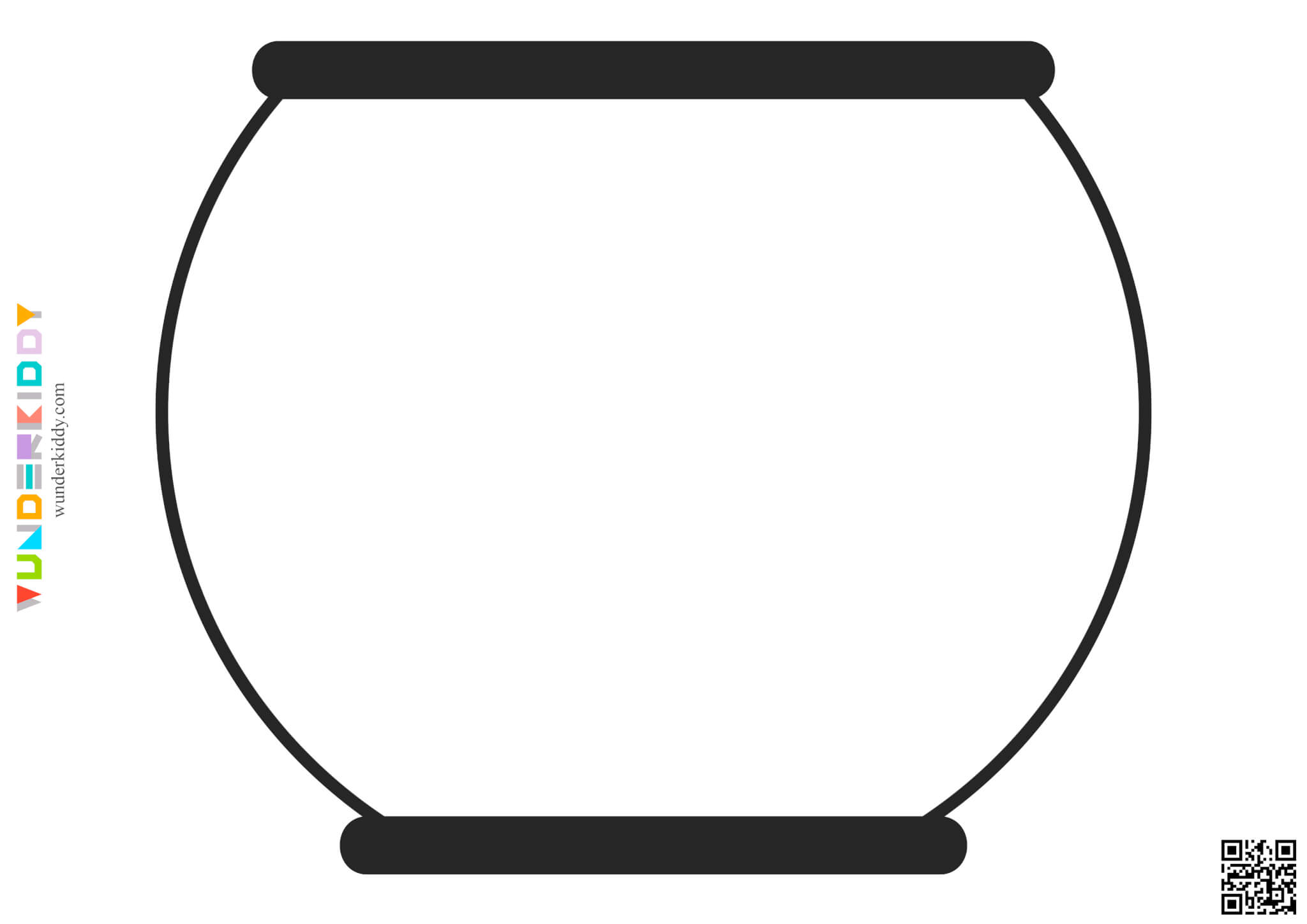 Printable Fish Bowl Template - Image 2