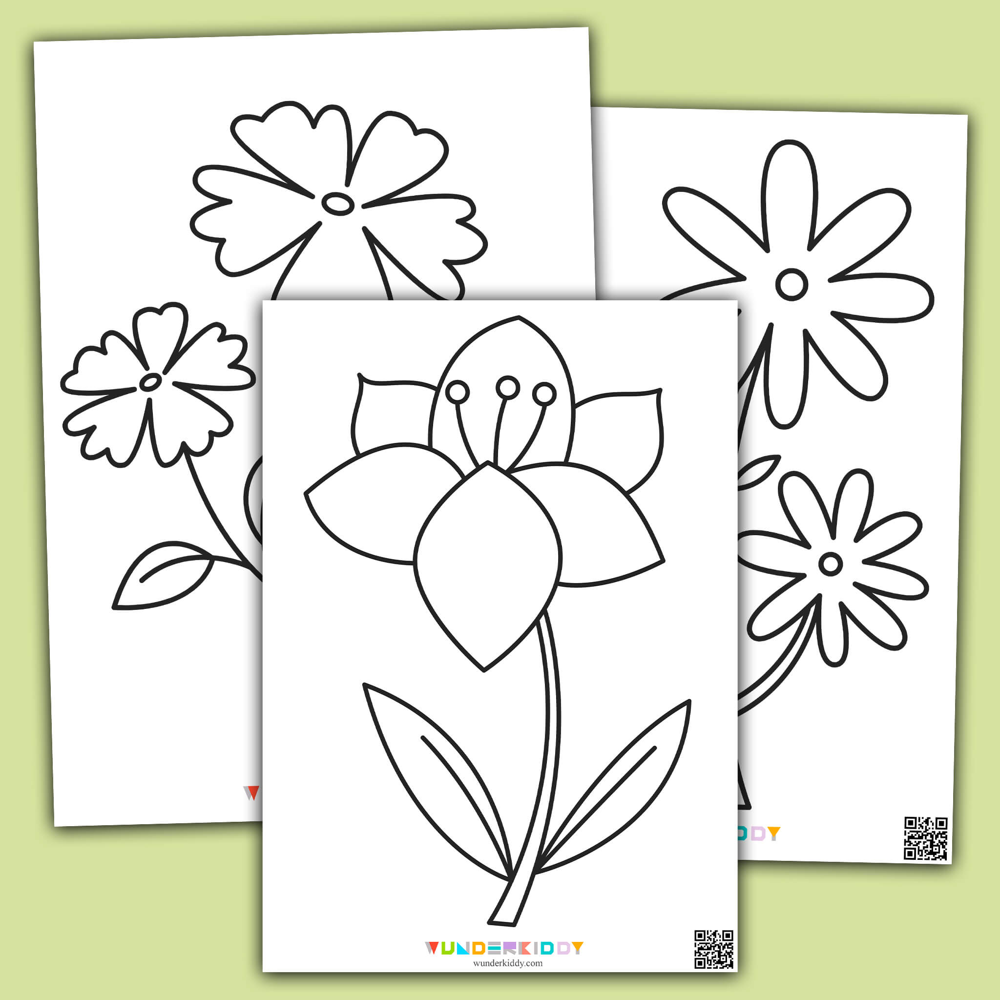 Flower Printable Coloring Pages