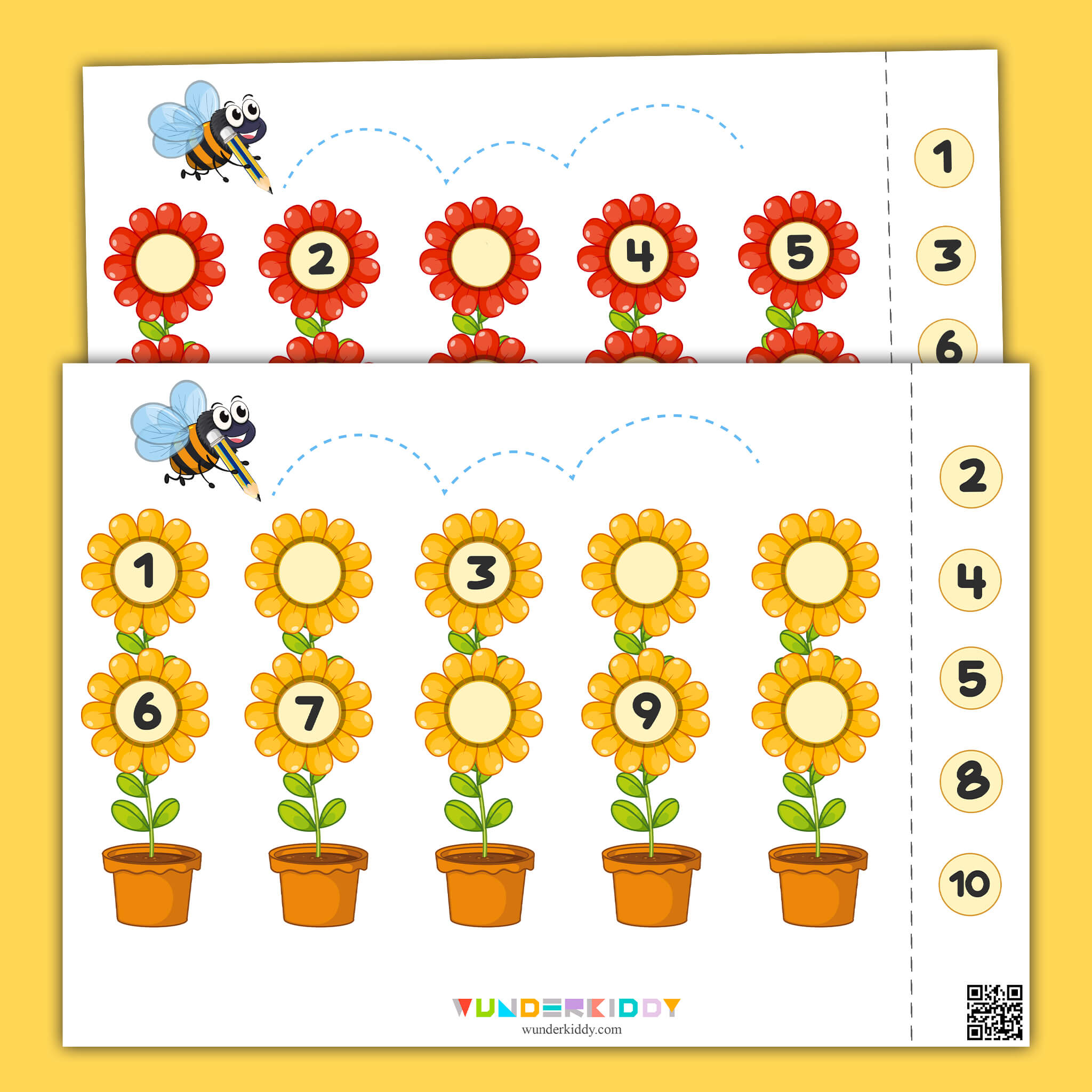 Flower Numbers Activity