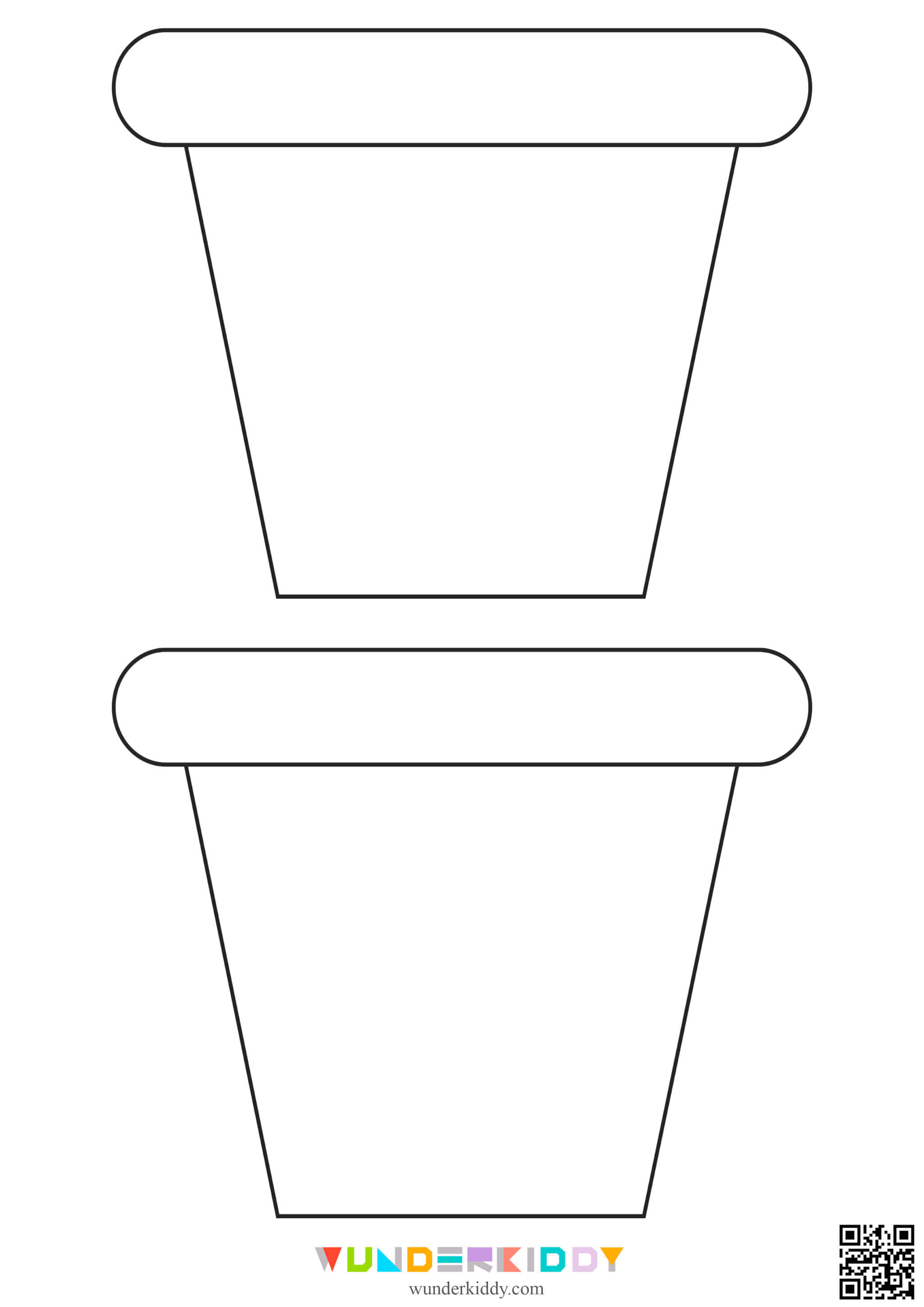 Flower Pot Template for Kindergarten - Image 10