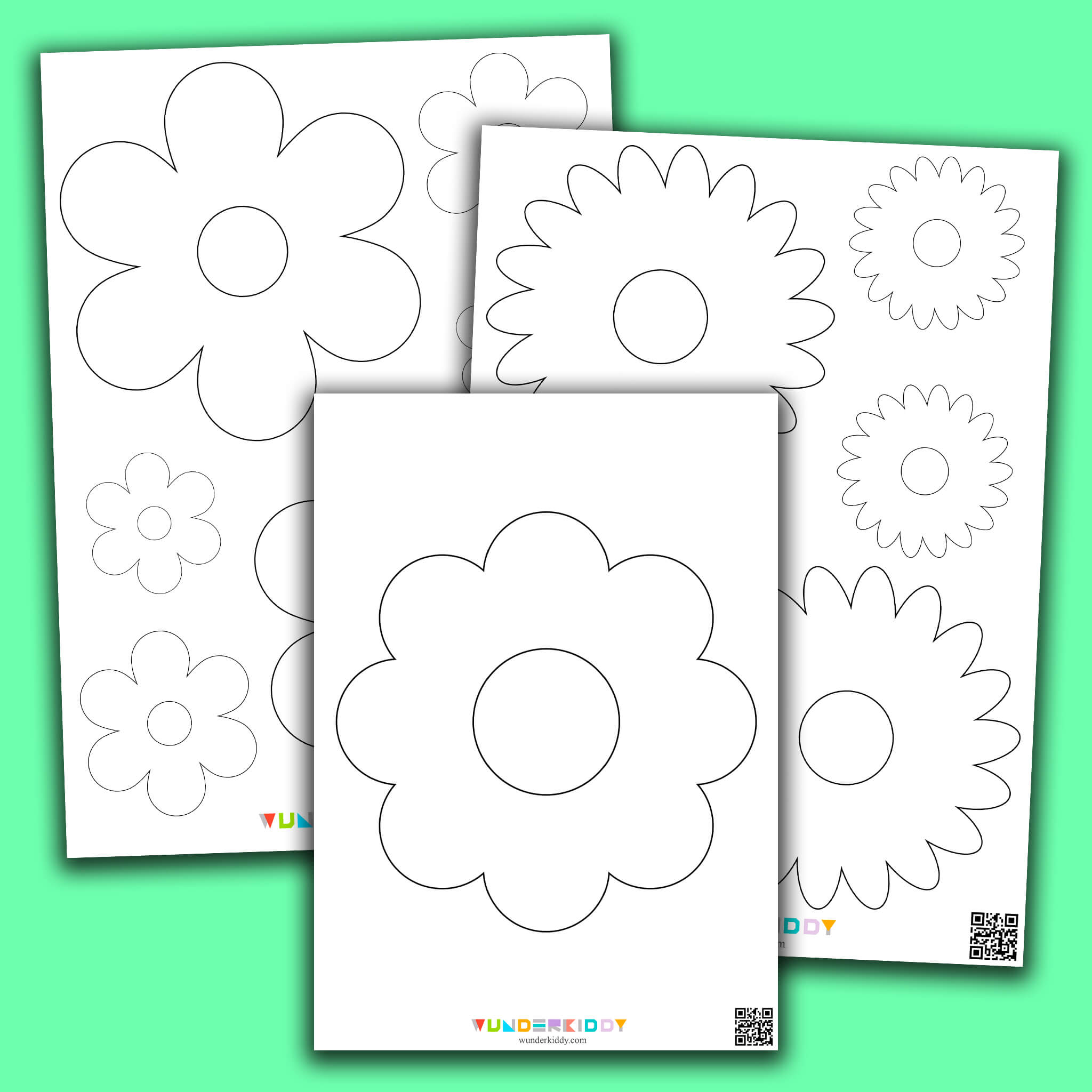 Free Printable Flower Template