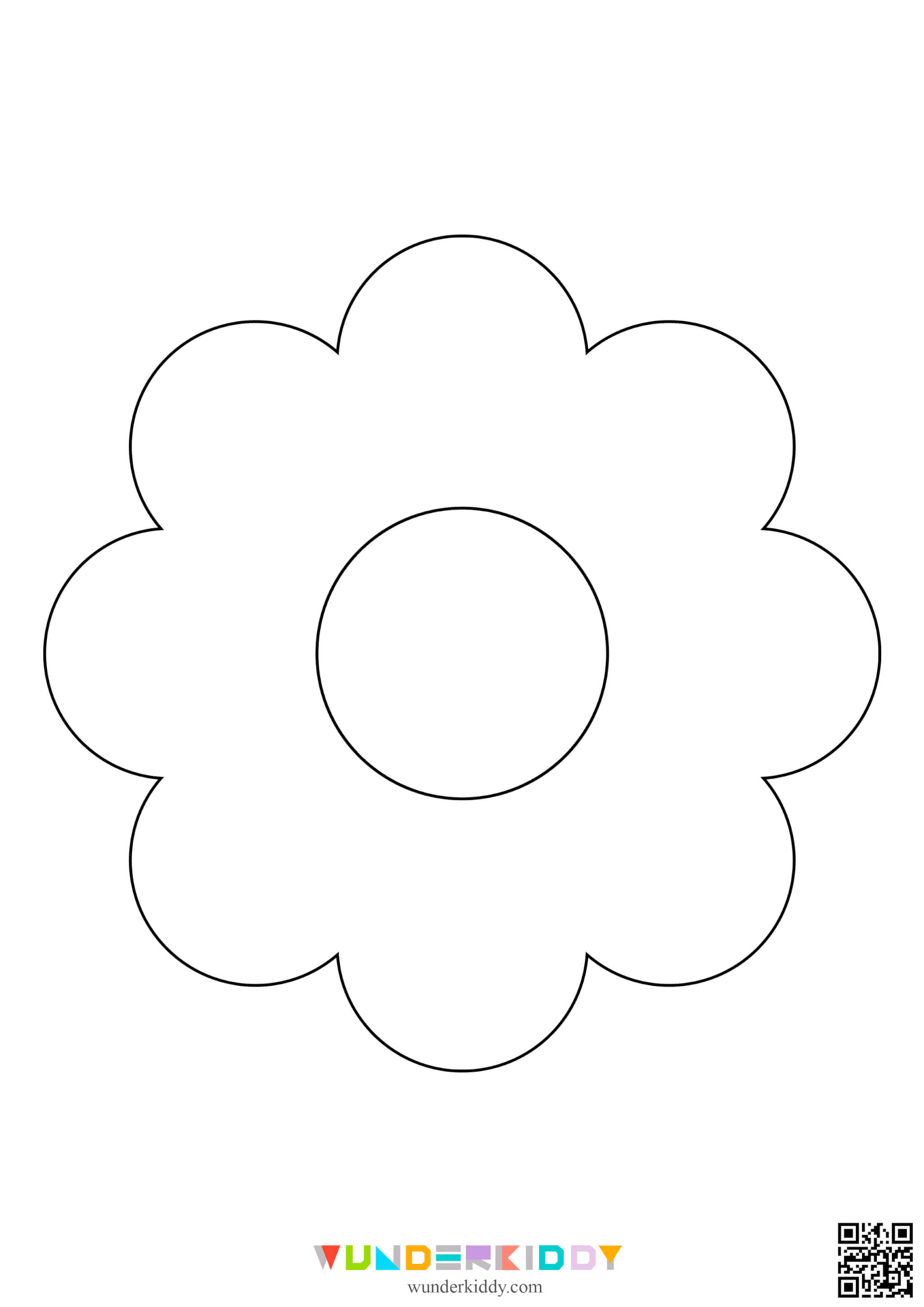 Free Printable Flower Template - Image 2