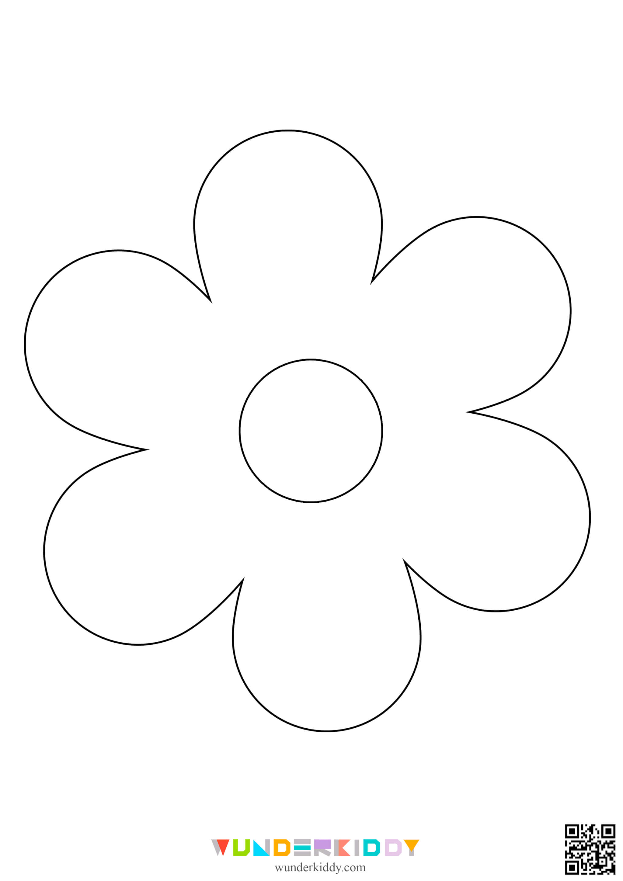 Free Printable Flower Template - Image 4