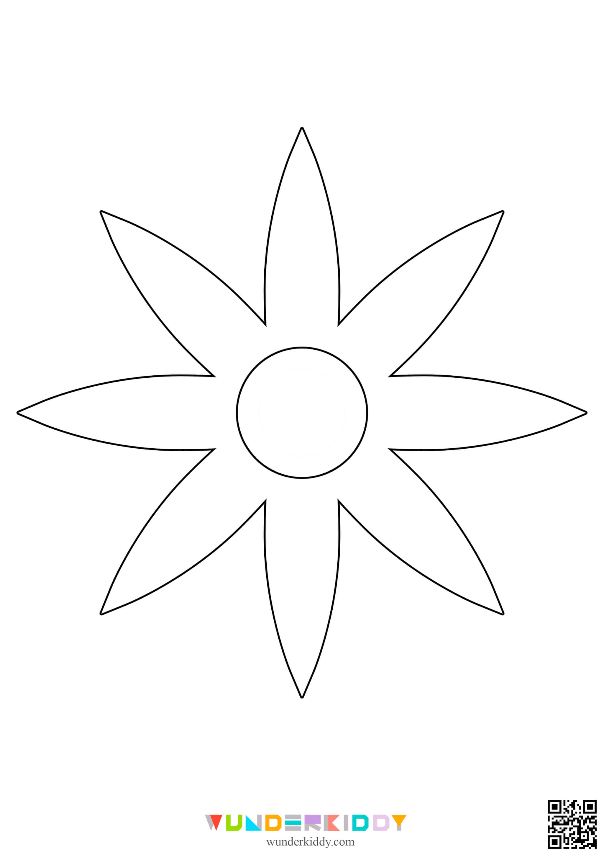 Free Printable Flower Template - Image 6