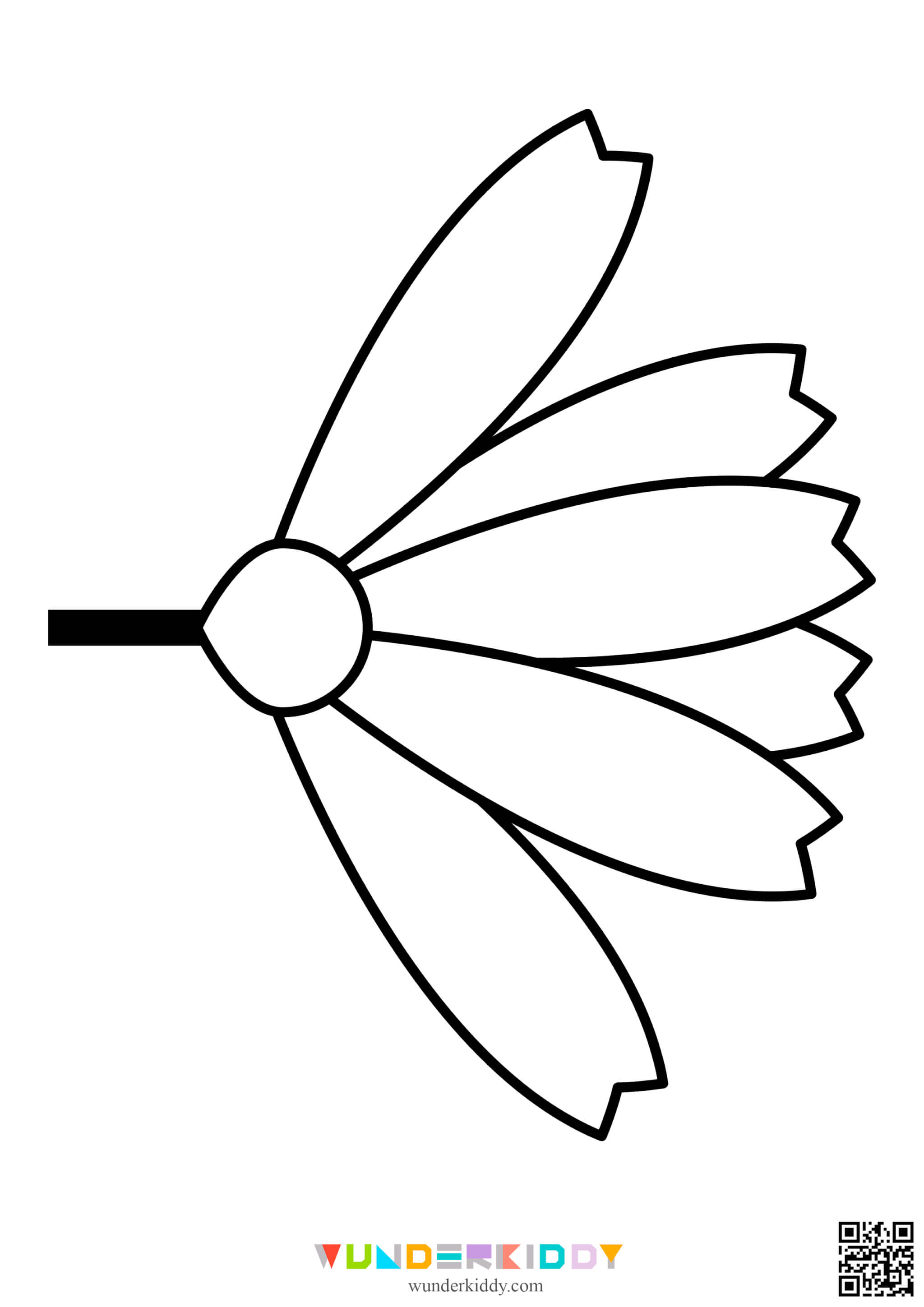 Flowers Coloring Pages for Kids - Image 8