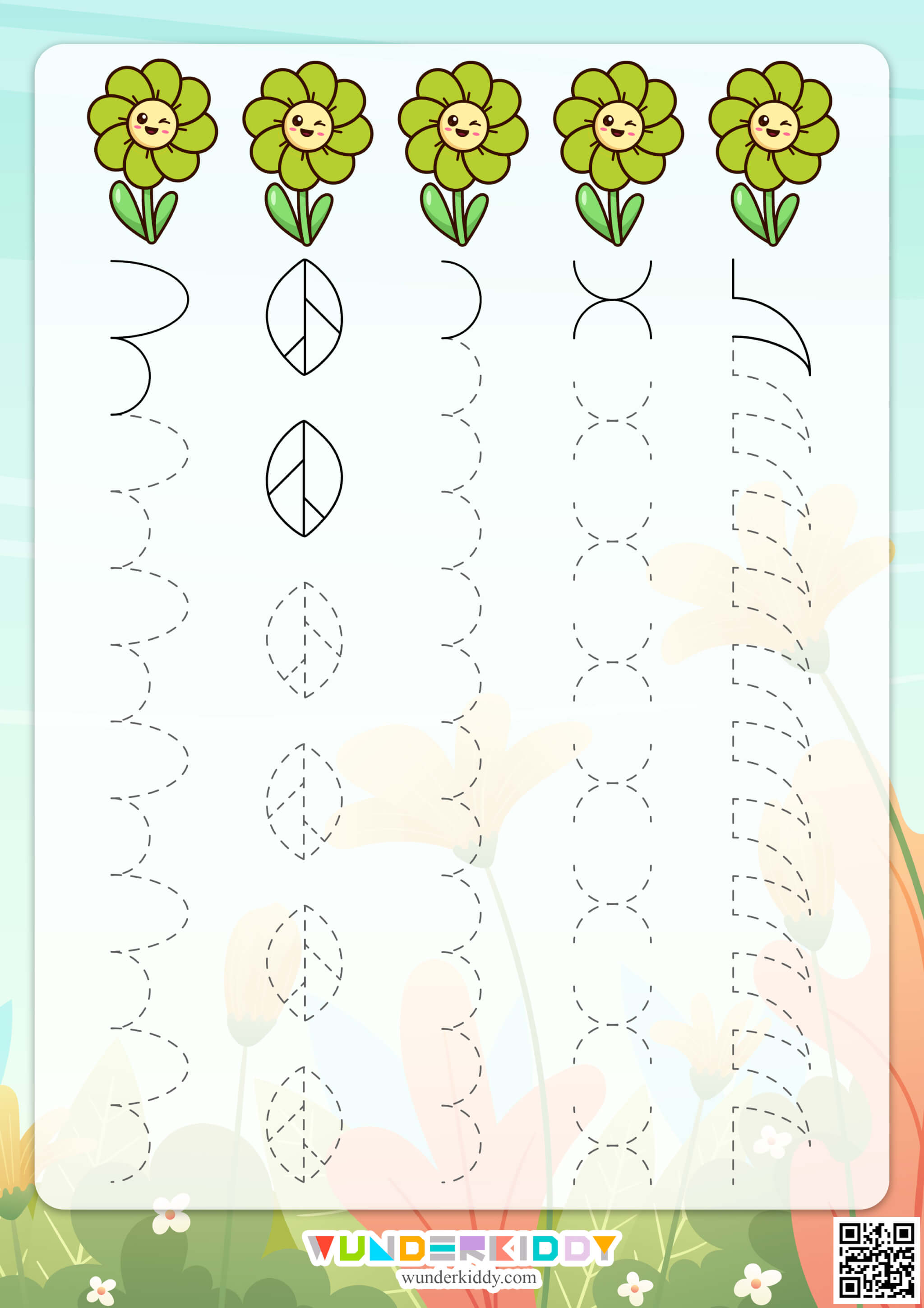 Spring Line Tracing Activity Sheets - Image 9