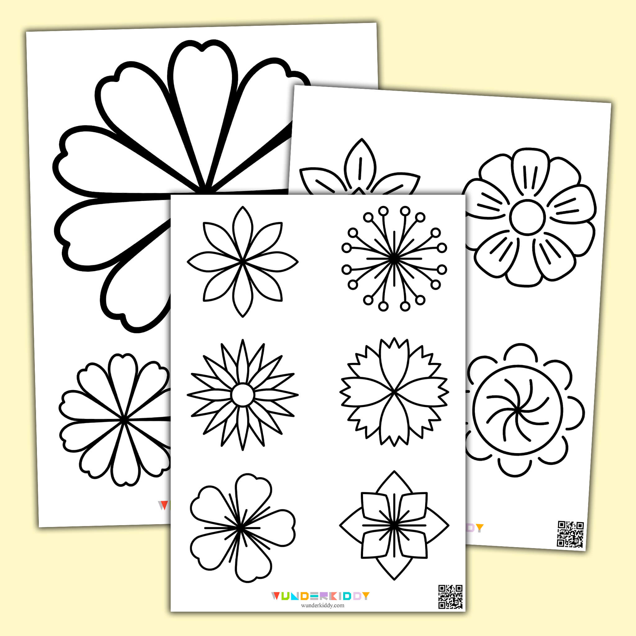 Simple Flower Templates