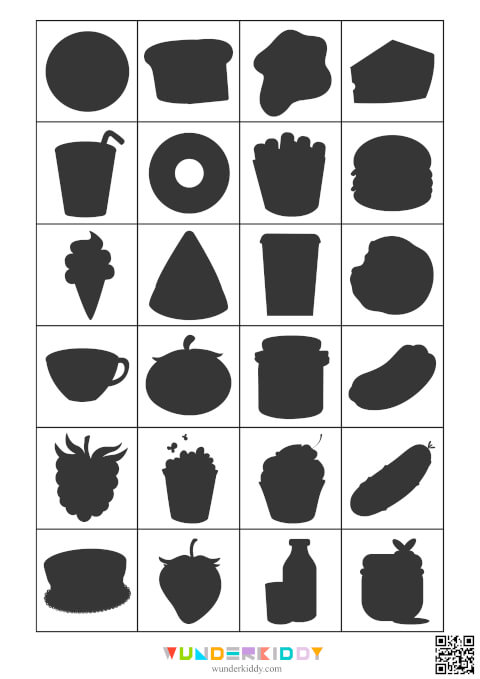 Food Shadow Match Activity - Image 2