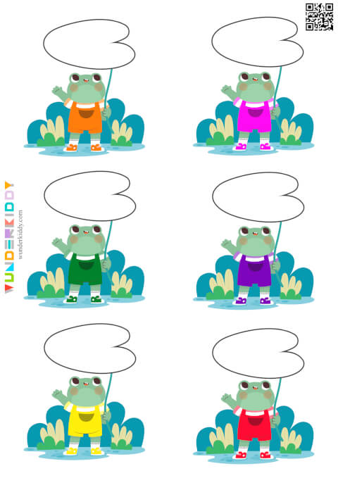 Frog and Umbrella Color Matching Game - Image 2