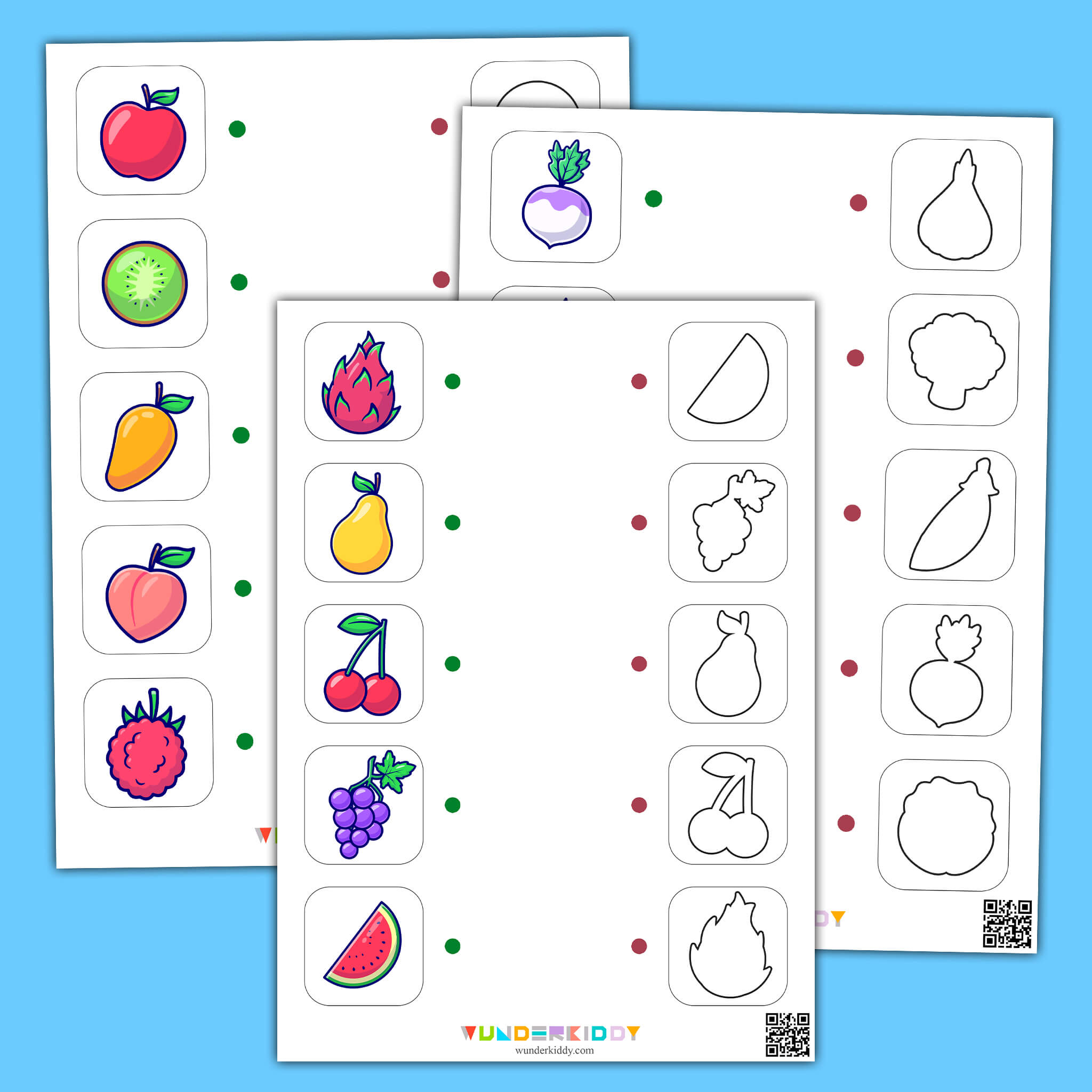 Fruit and Vegetable Worksheet