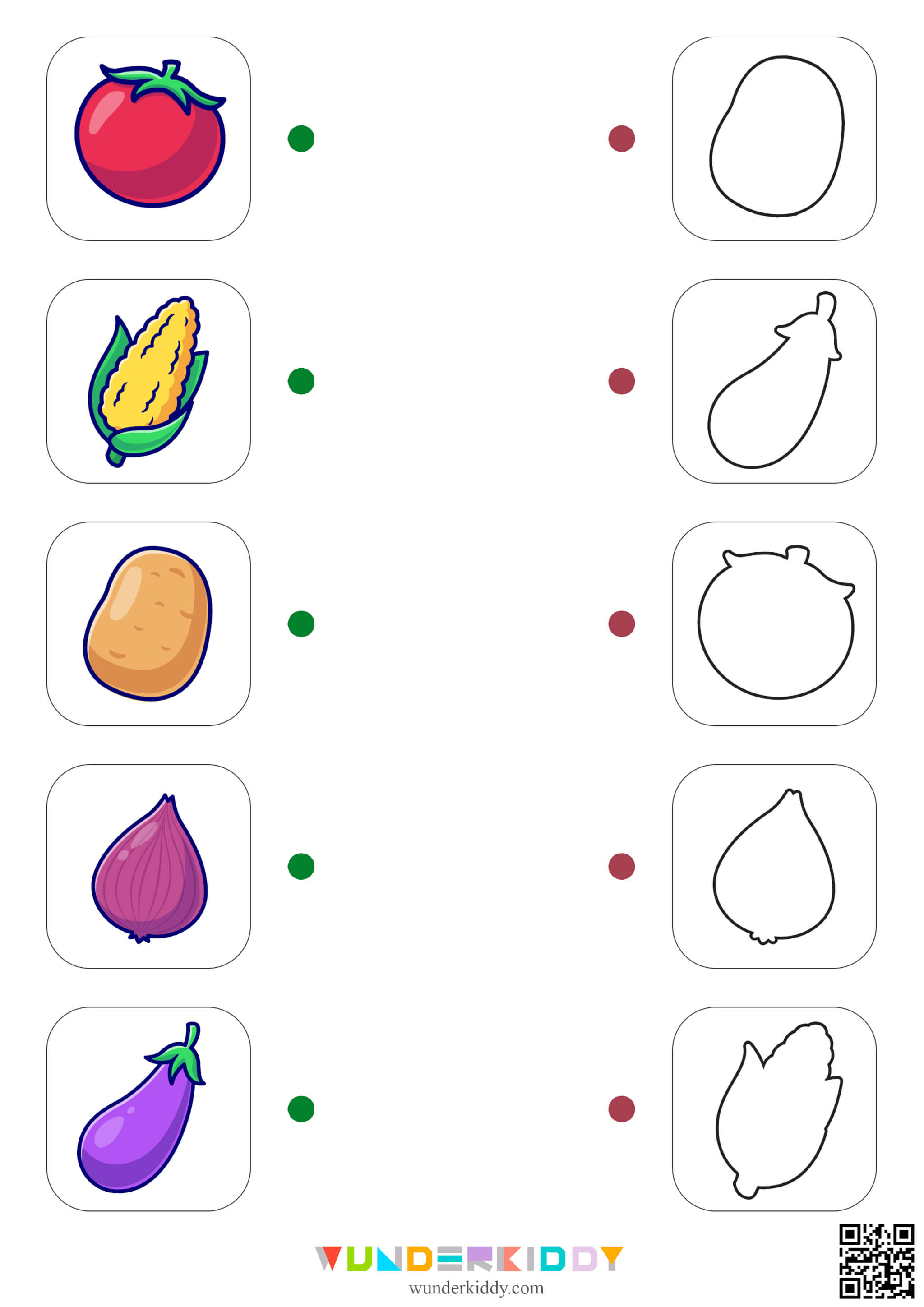 Fruit and Vegetable Worksheet - Image 5