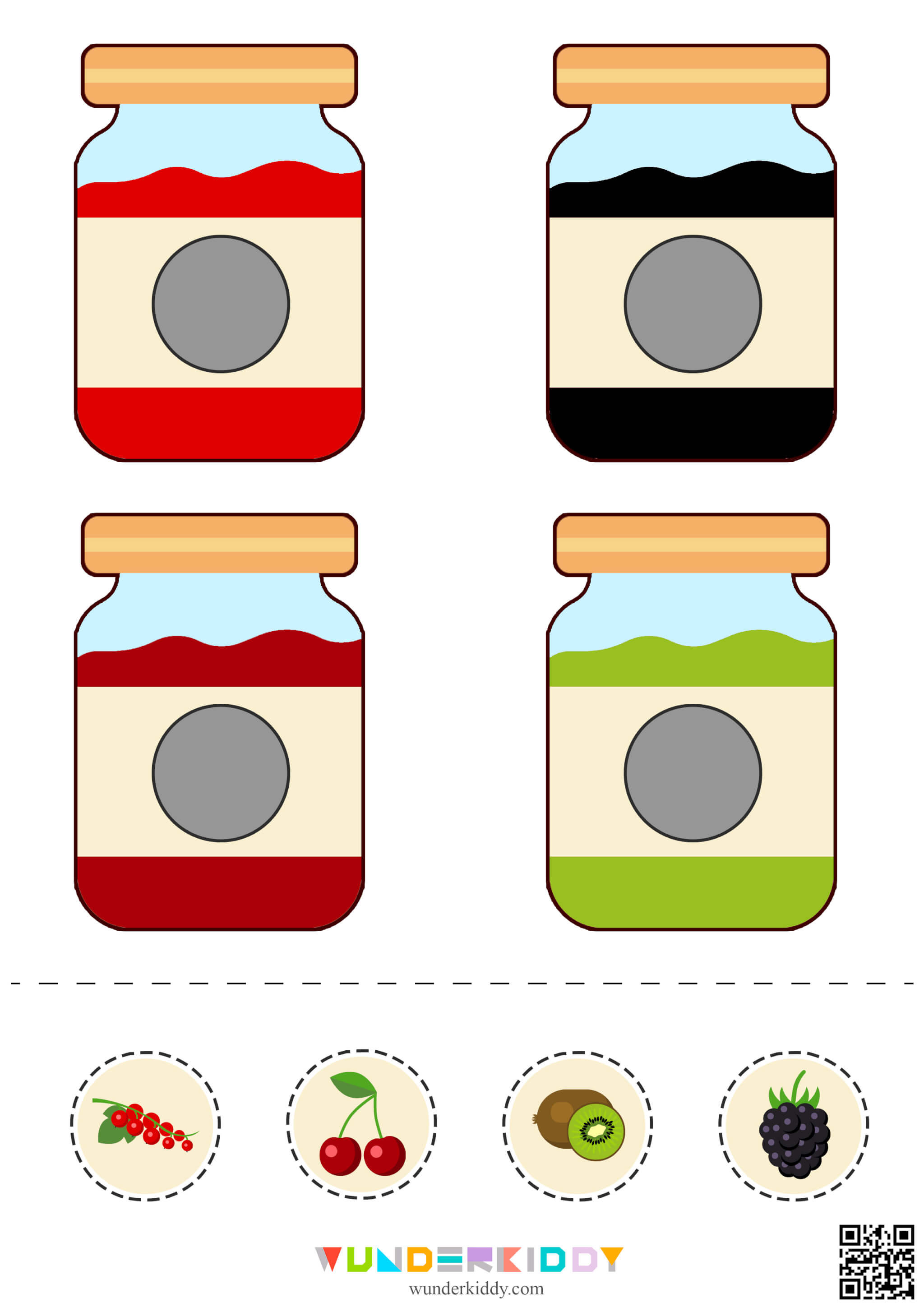 Jam and Jelly Color Matching Activity - Image 3