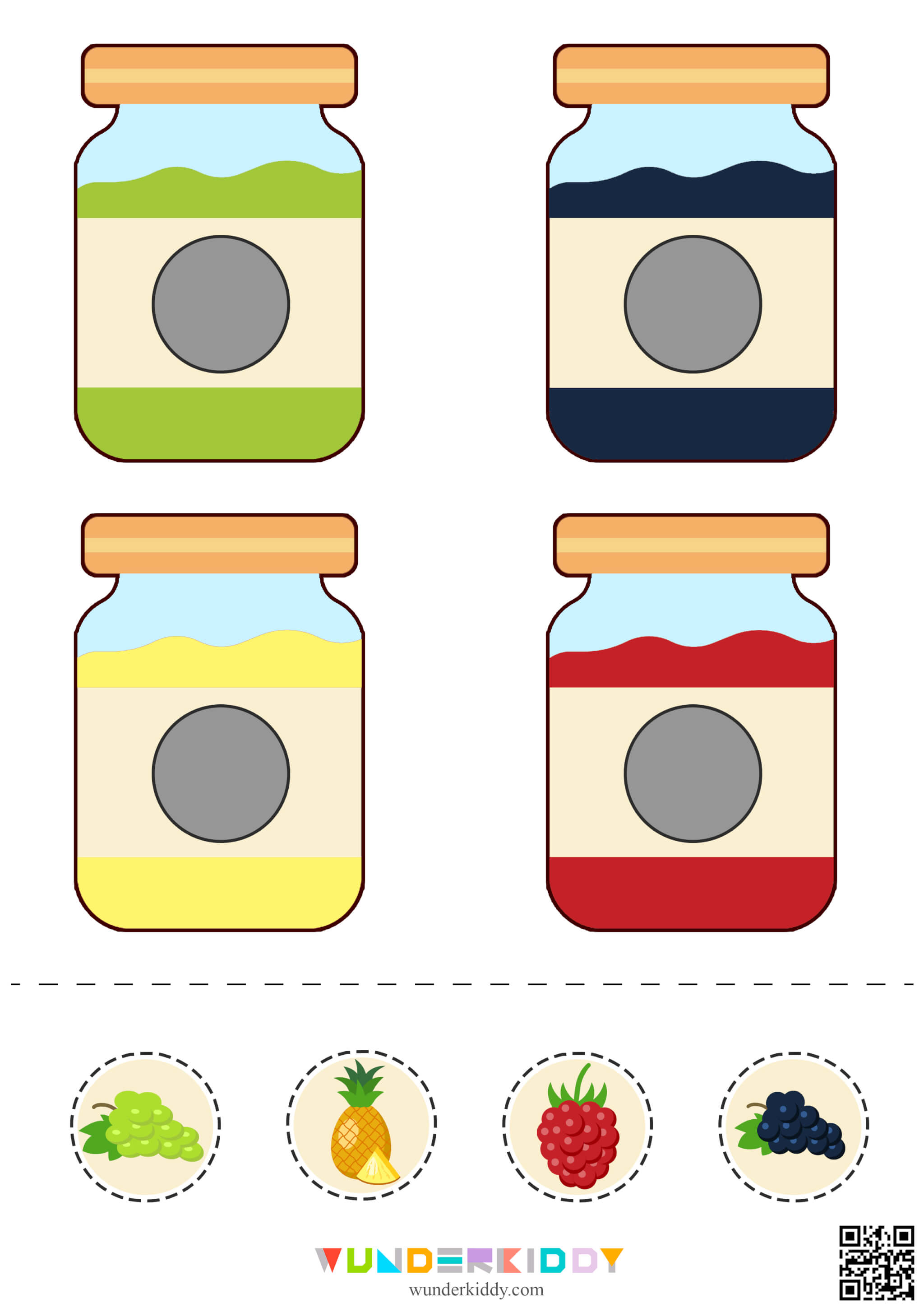 Jam and Jelly Color Matching Activity - Image 5