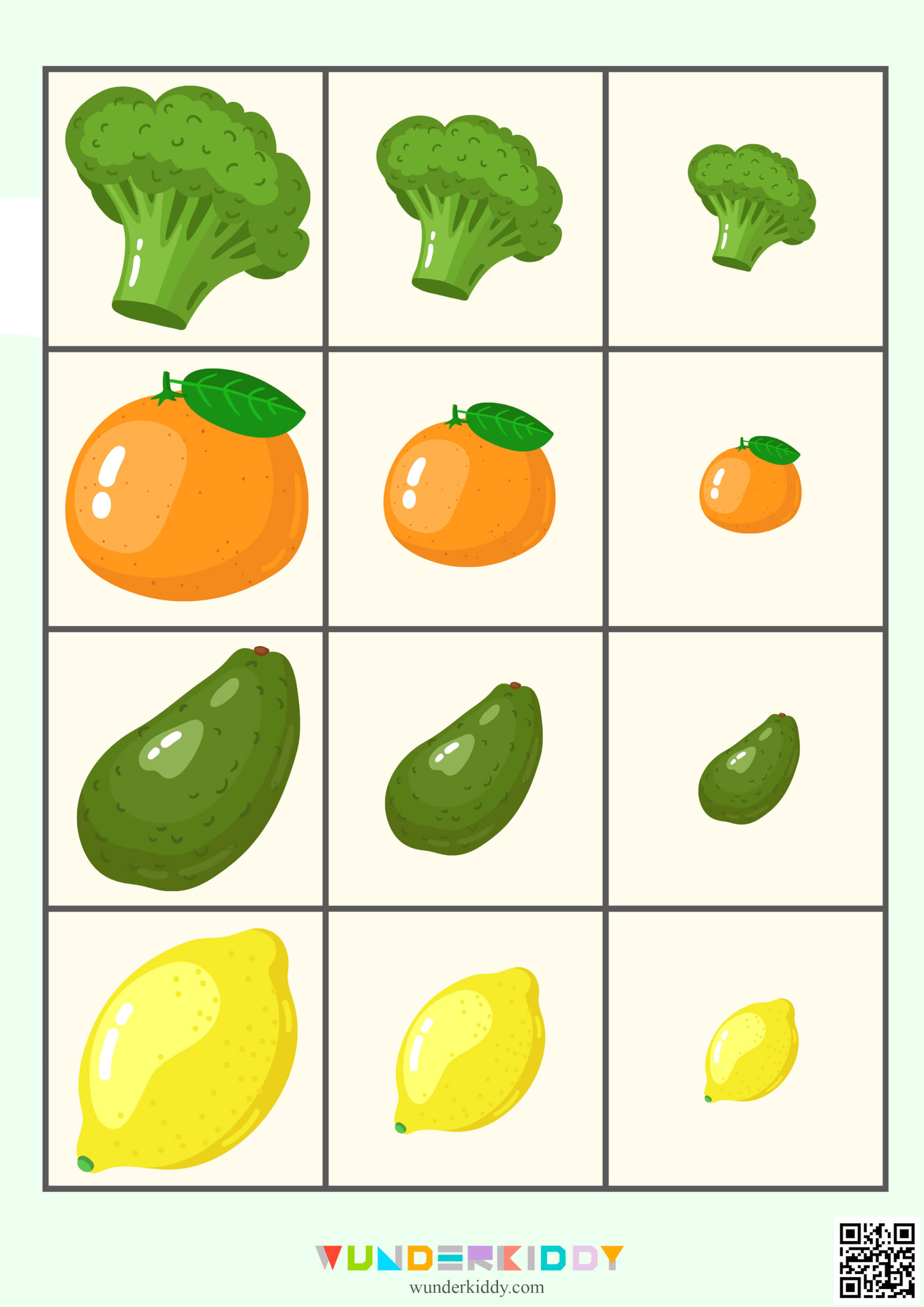 Worksheet «Fruits and Vegetables» - Image 4