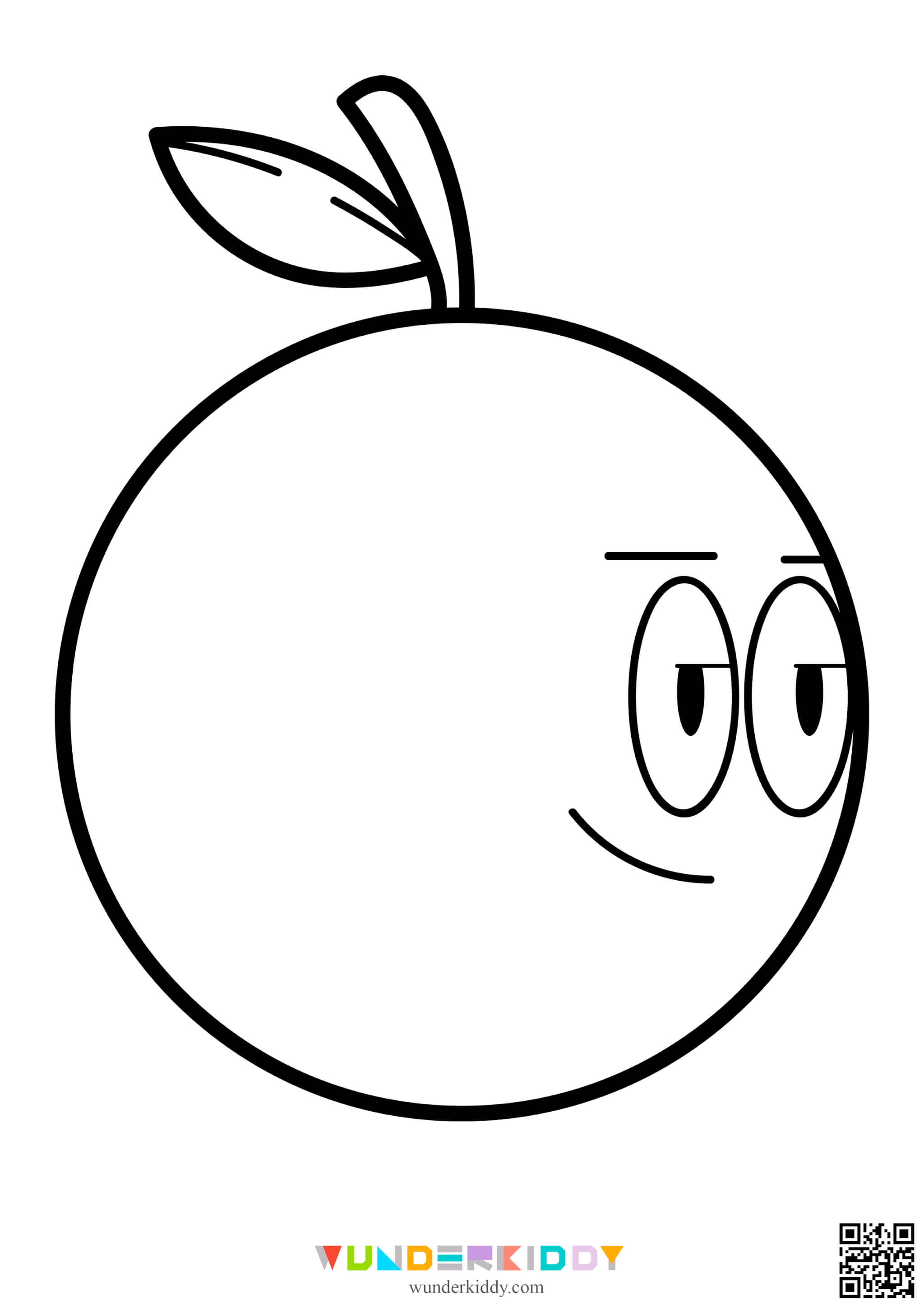 Funny Fruits Coloring Page - Image 5